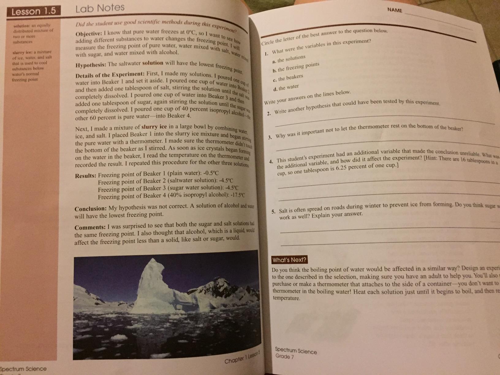 Spectrum Grade 7 Science Workbook, Middle School Books Covering Natural, Earth, Life Sciences, and More With Scientific Research Activities, Classroom or Homeschool Curriculum (Volume 59) customer photo 1