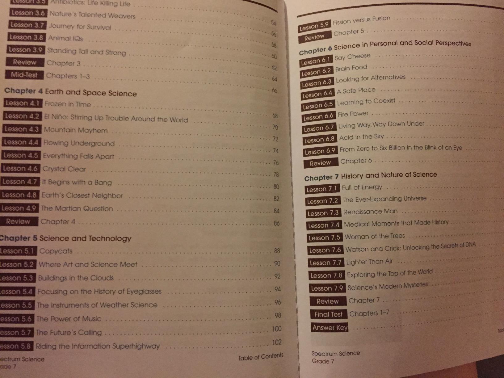 Spectrum Grade 7 Science Workbook, Middle School Books Covering Natural, Earth, Life Sciences, and More With Scientific Research Activities, Classroom or Homeschool Curriculum (Volume 59) customer photo 2