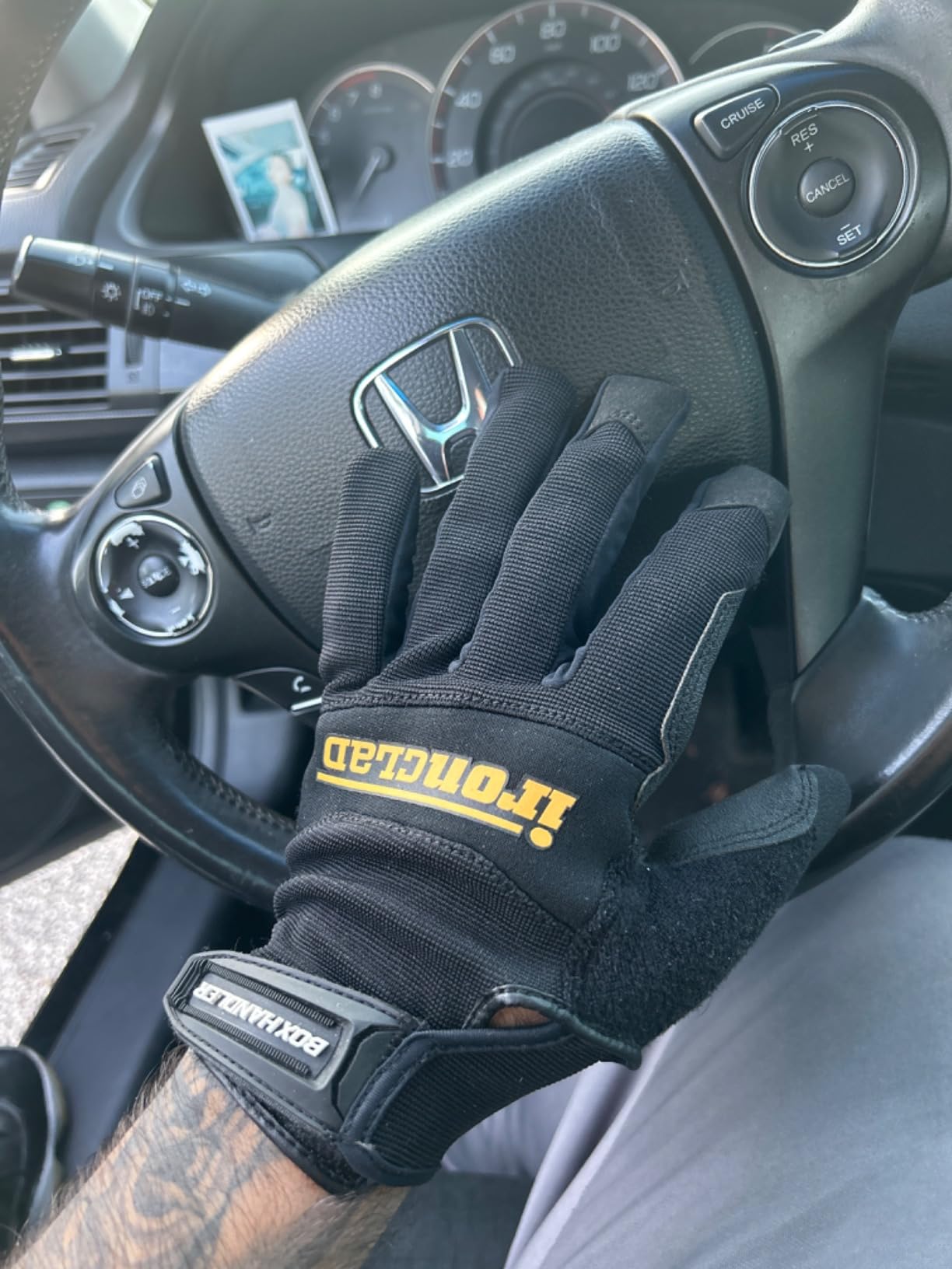 Ironclad Box Handler Work Gloves BHG, Extreme Grip, Performance Fit, Durable, Machine Washable, (1 Pair), Black customer photo 1