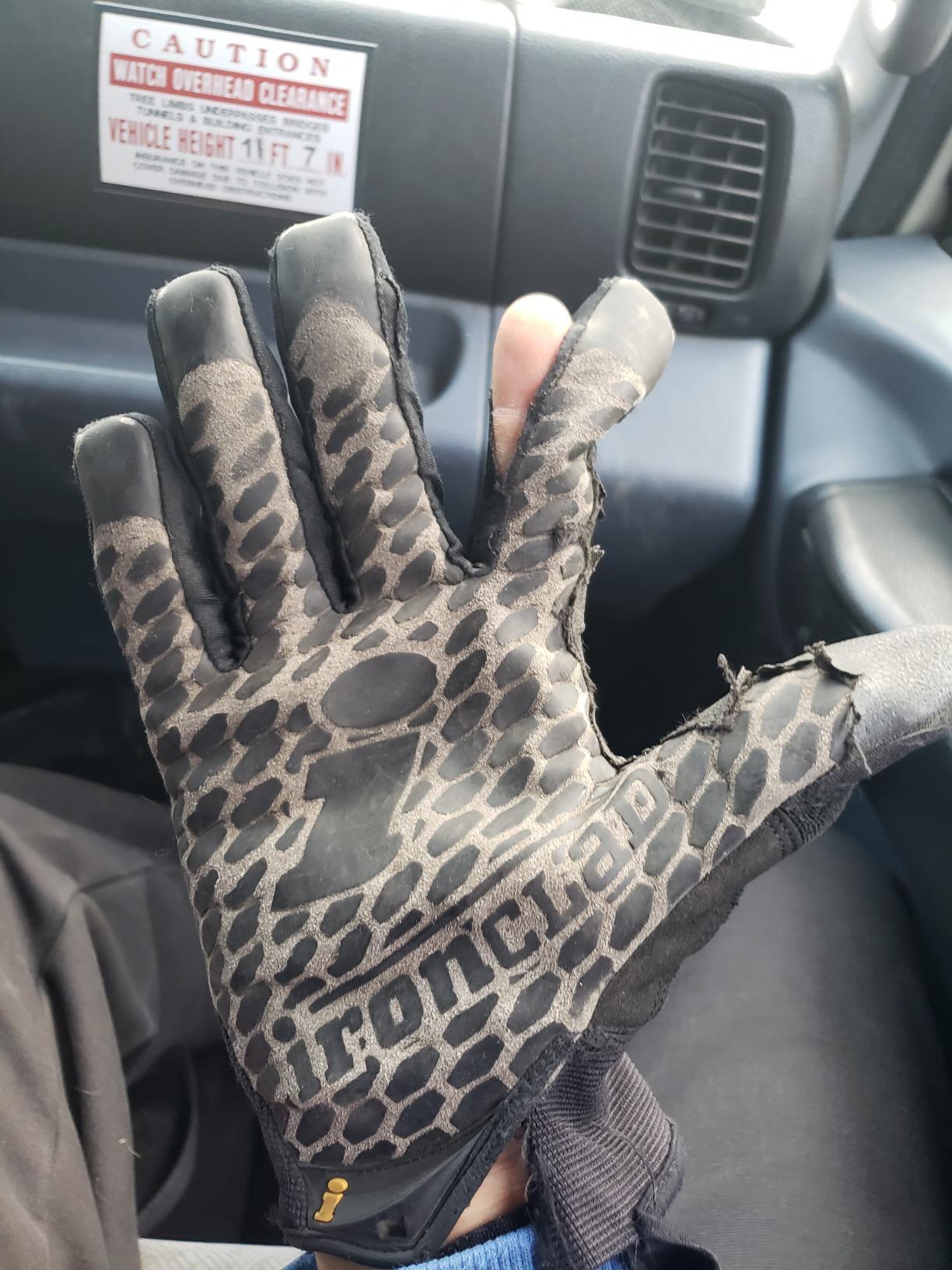 Ironclad Box Handler Work Gloves BHG, Extreme Grip, Performance Fit, Durable, Machine Washable, (1 Pair), Black customer photo 2