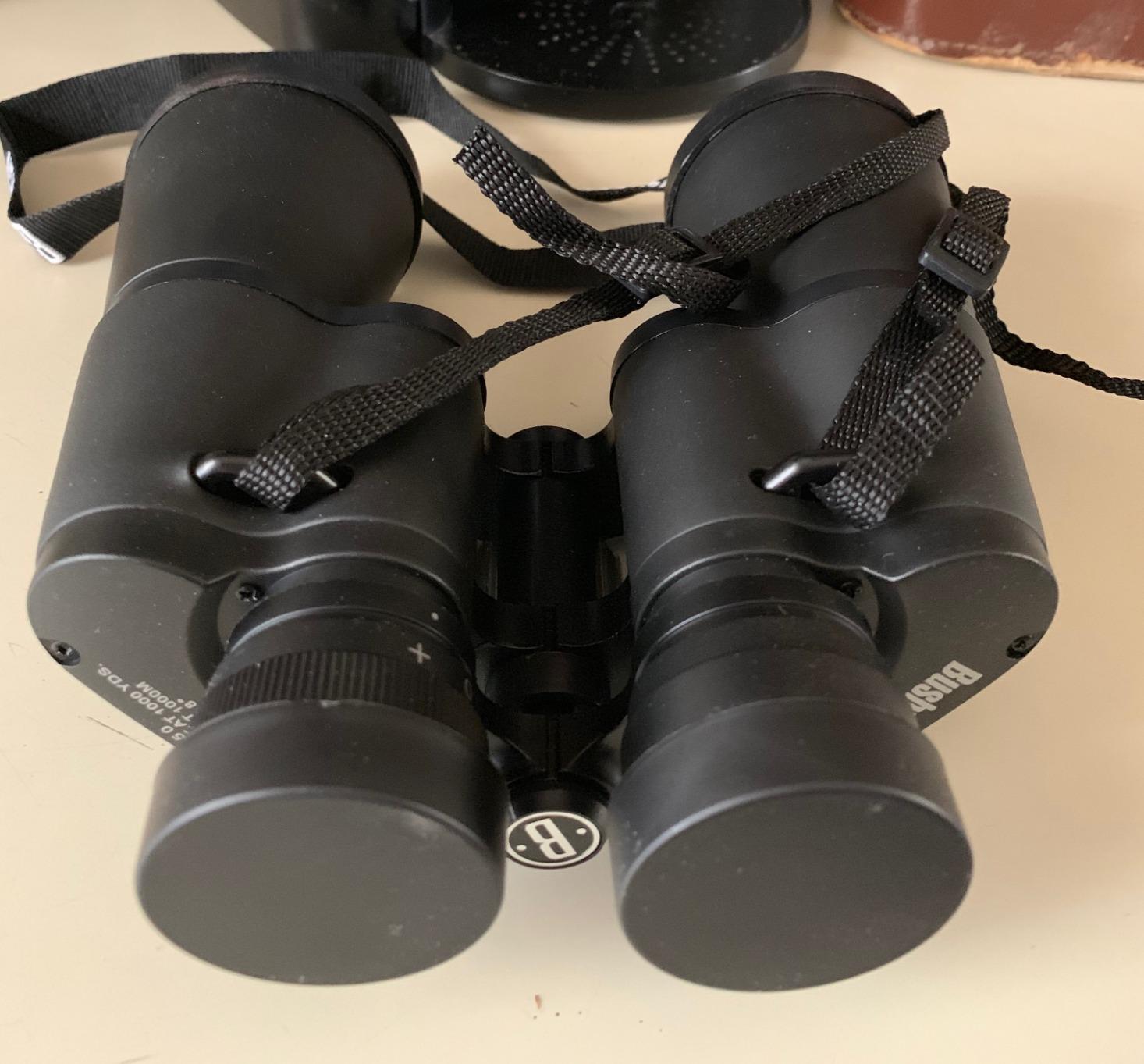 Bushnell Falcon 10x50 Wide-Angle Binoculars | Porro Prism, InstaFocus, BK7, Fold-Down Eyecups, Non-Slip Grip customer photo 2