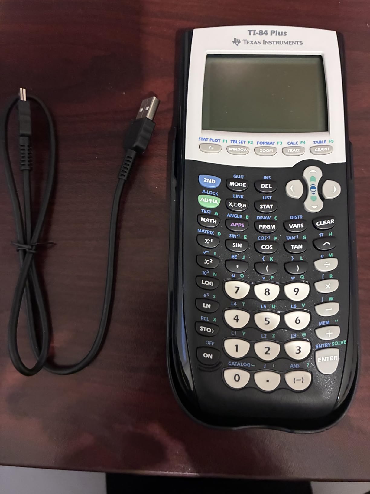 Texas Instruments TI-84 Plus Graphics Calculator, Black 320 x 240 pixels (2.8