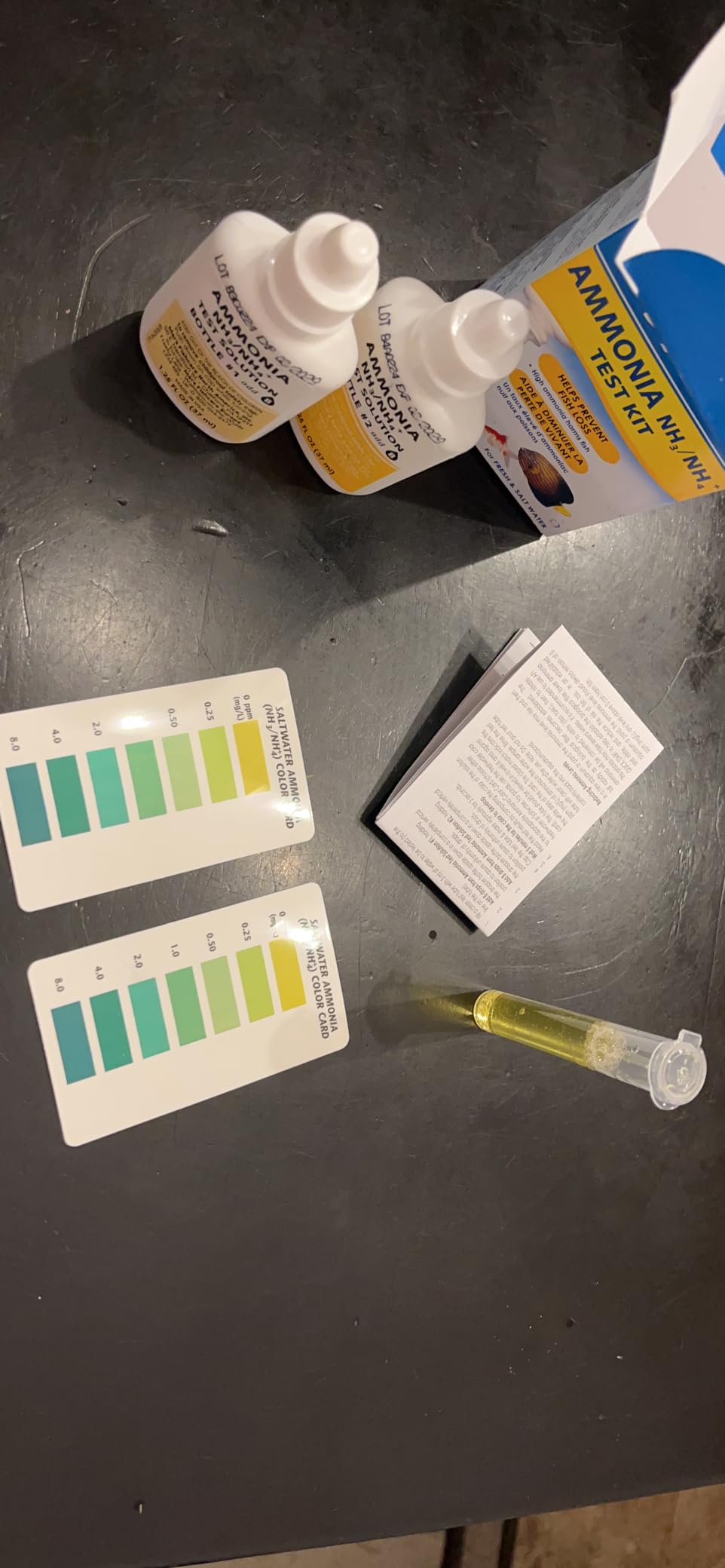 API AMMONIA 130-Test Freshwater and Saltwater Aquarium Water Test Kit customer photo 2