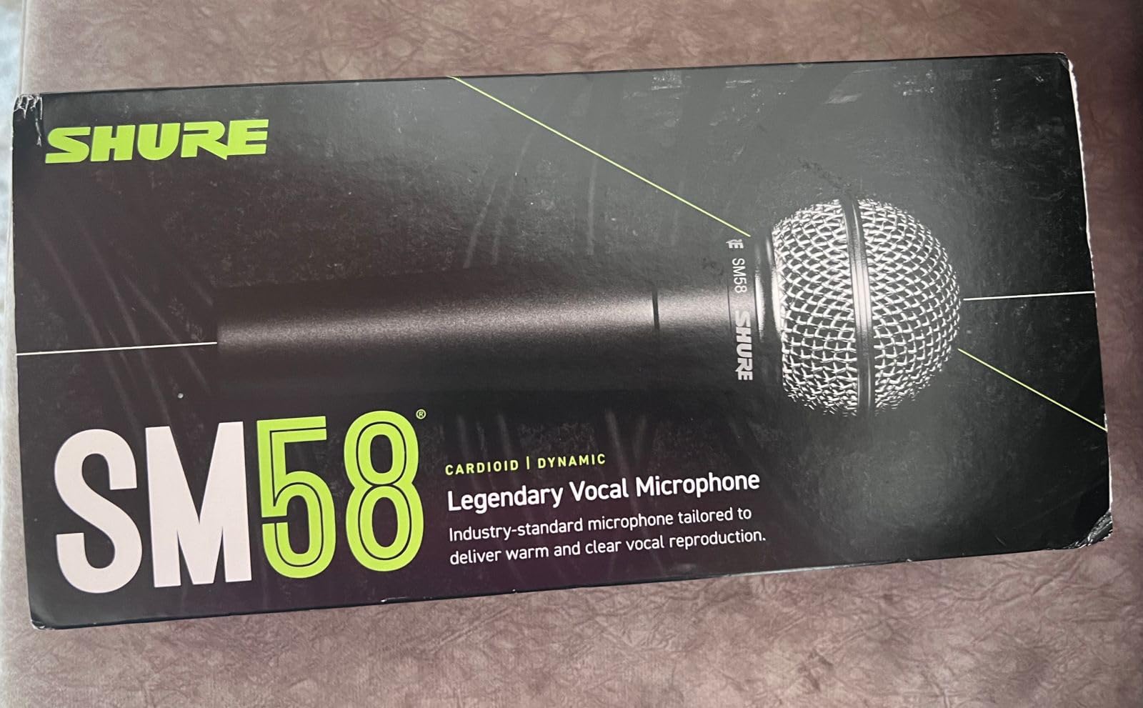 Shure SM58 Pro XLR Dynamic Vocal Microphone | Cardioid dynamic vocal mic for studio and live performance, podcasting and recording; industry-standard sound customer photo 1