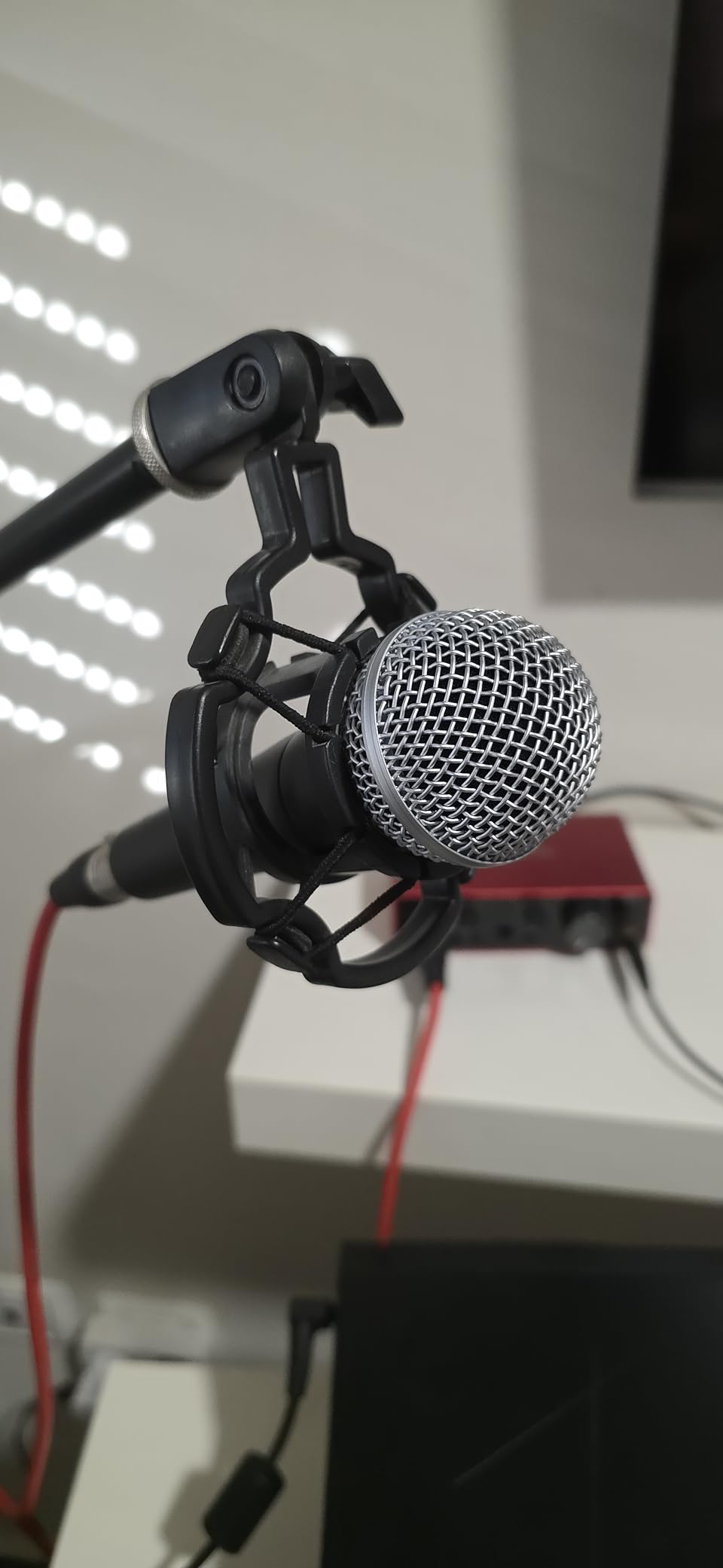 Shure SM58 Pro XLR Dynamic Vocal Microphone | Cardioid dynamic vocal mic for studio and live performance, podcasting and recording; industry-standard sound customer photo 2