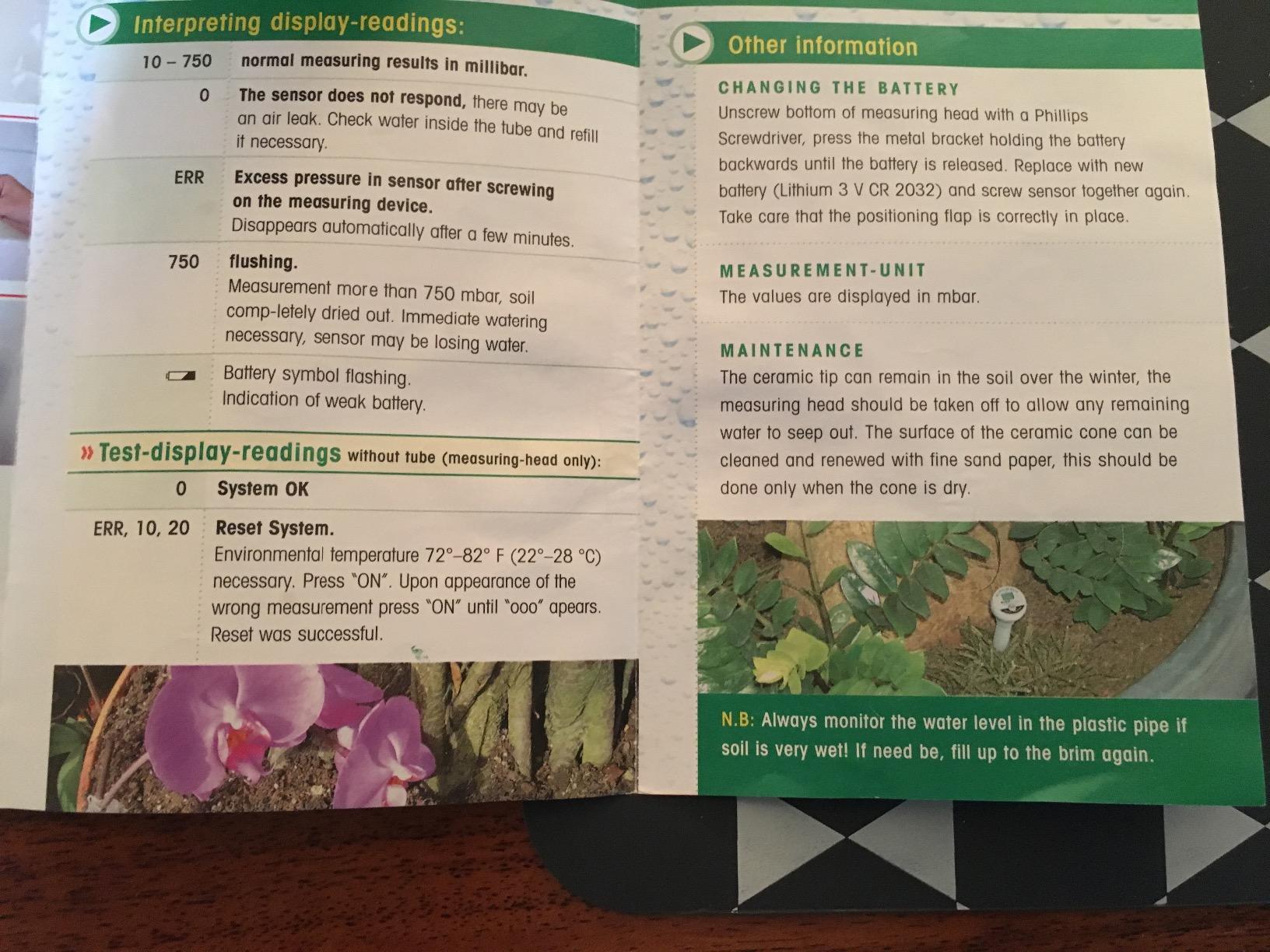 Blumat Moisture Meter for Plants - Accurate Soil Moisture Meter - Easy to Use Advanced Water Meter for Gardening (Moisture Meter with Cap) customer photo 1