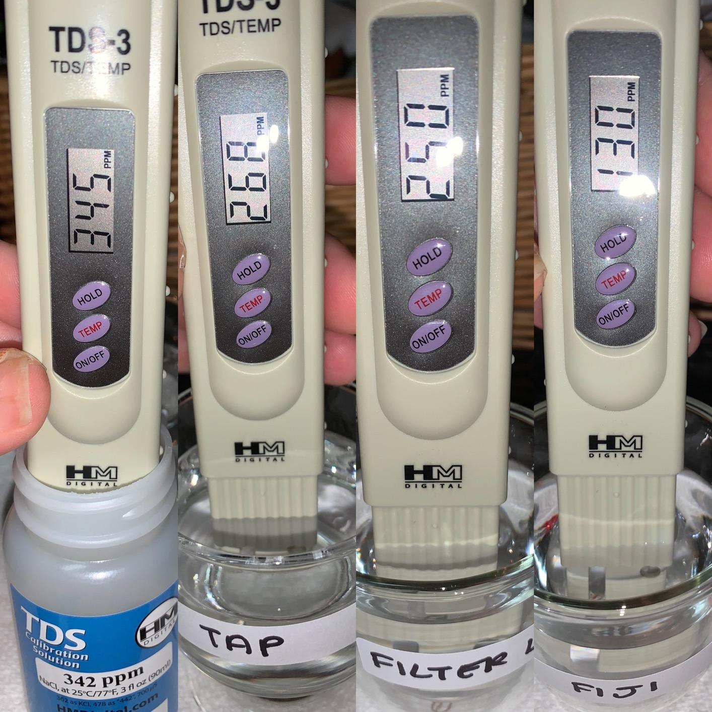 HM Digital TDS-3 Handheld TDS Meter with Carrying Case, 0-9990 ppm customer photo 2