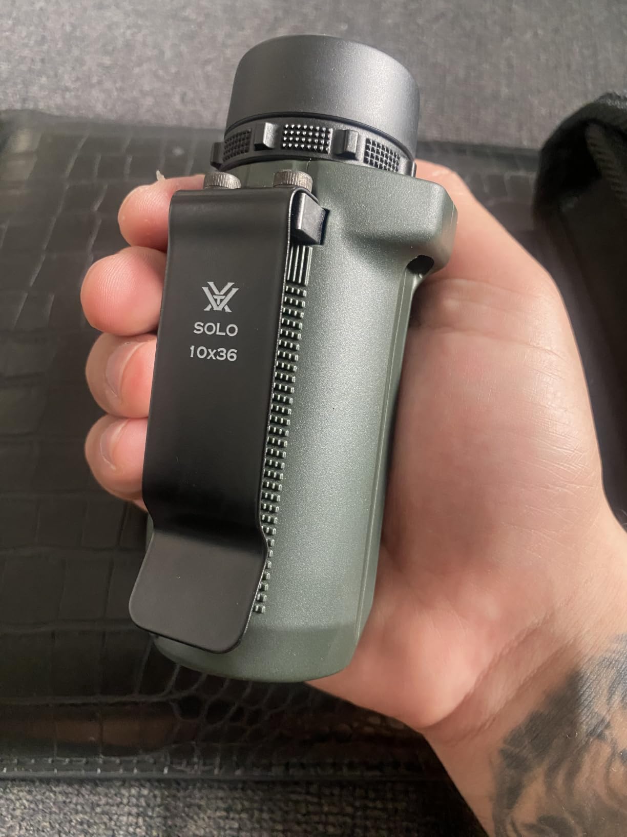 Vortex Solo Monocular 10x36 | Utility Clip, Adjustable Eyecup, Multi-Coated Lenses, Rubber Armor, Fogproof, Waterproof - Unlimited, Unconditional Warranty customer photo 1