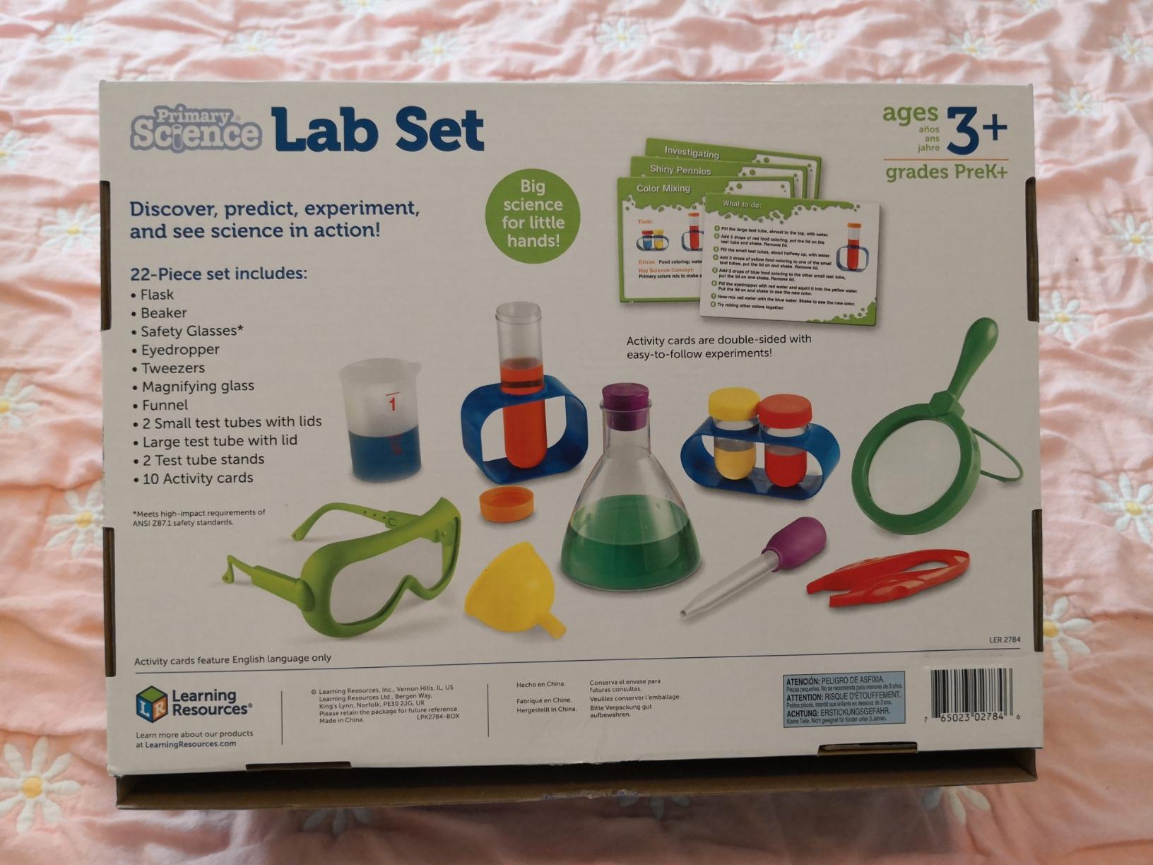 Learning Resources Primary Science Lab Set | Experiments for Kids, Chemistry Toy, Pretend Play, STEM Projects, Classroom Must Haves, Teacher Supplies customer photo 1