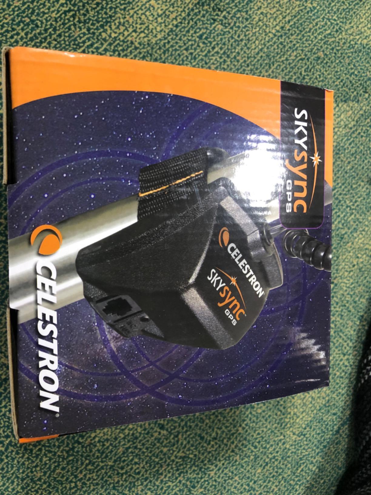 Celestron 93969 SkySync GPS Accessory, Black | Save Time and Improve Accuracy of Telescope Alignment, Automatically Updates Telescope with 16-Channel GPS Data, Time & Date customer photo 2