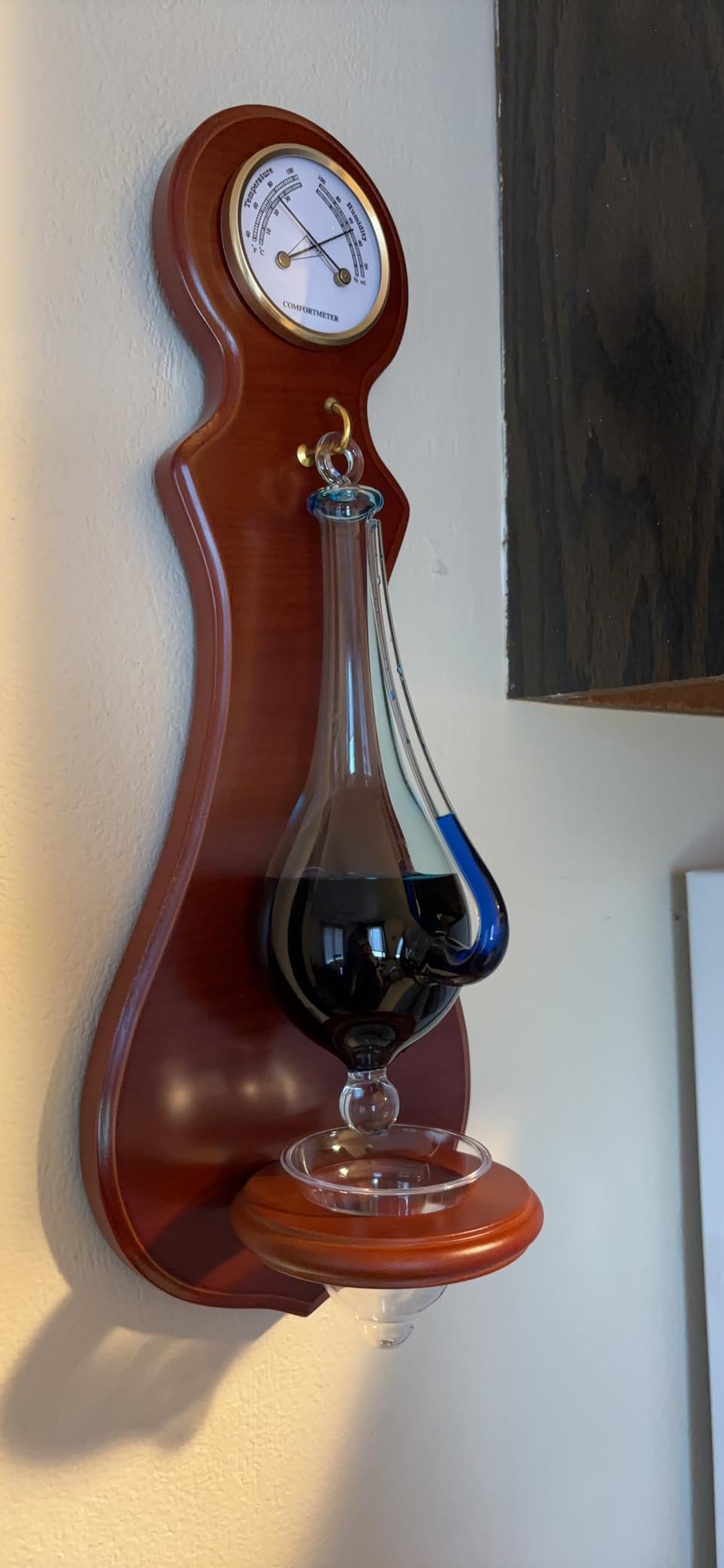 Ambient Weather BA212 Wall Mounted Weather Station, Cherry Finish customer photo 1