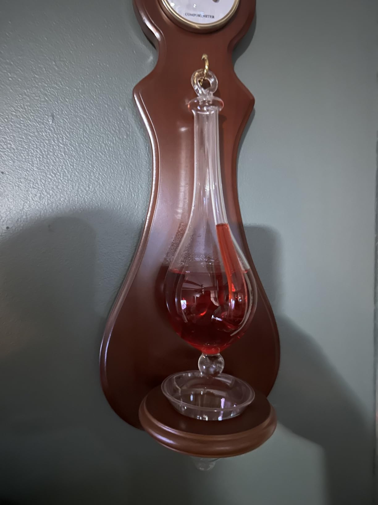 Ambient Weather BA212 Wall Mounted Weather Station, Cherry Finish customer photo 2