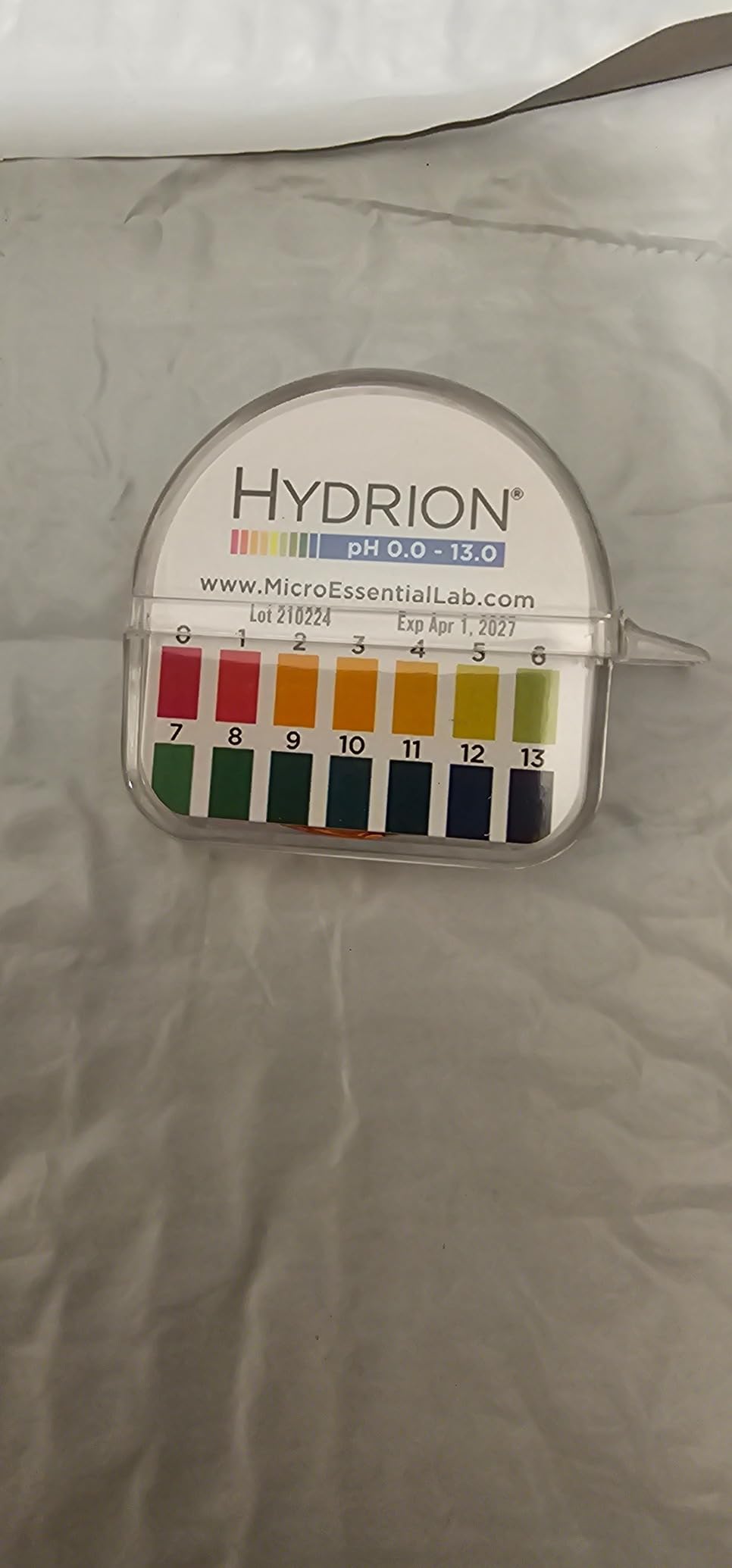 Hydrion Ph Paper (93) with Dispenser and Color Chart - Full Range Insta Chek ph- 0-13 customer photo 1