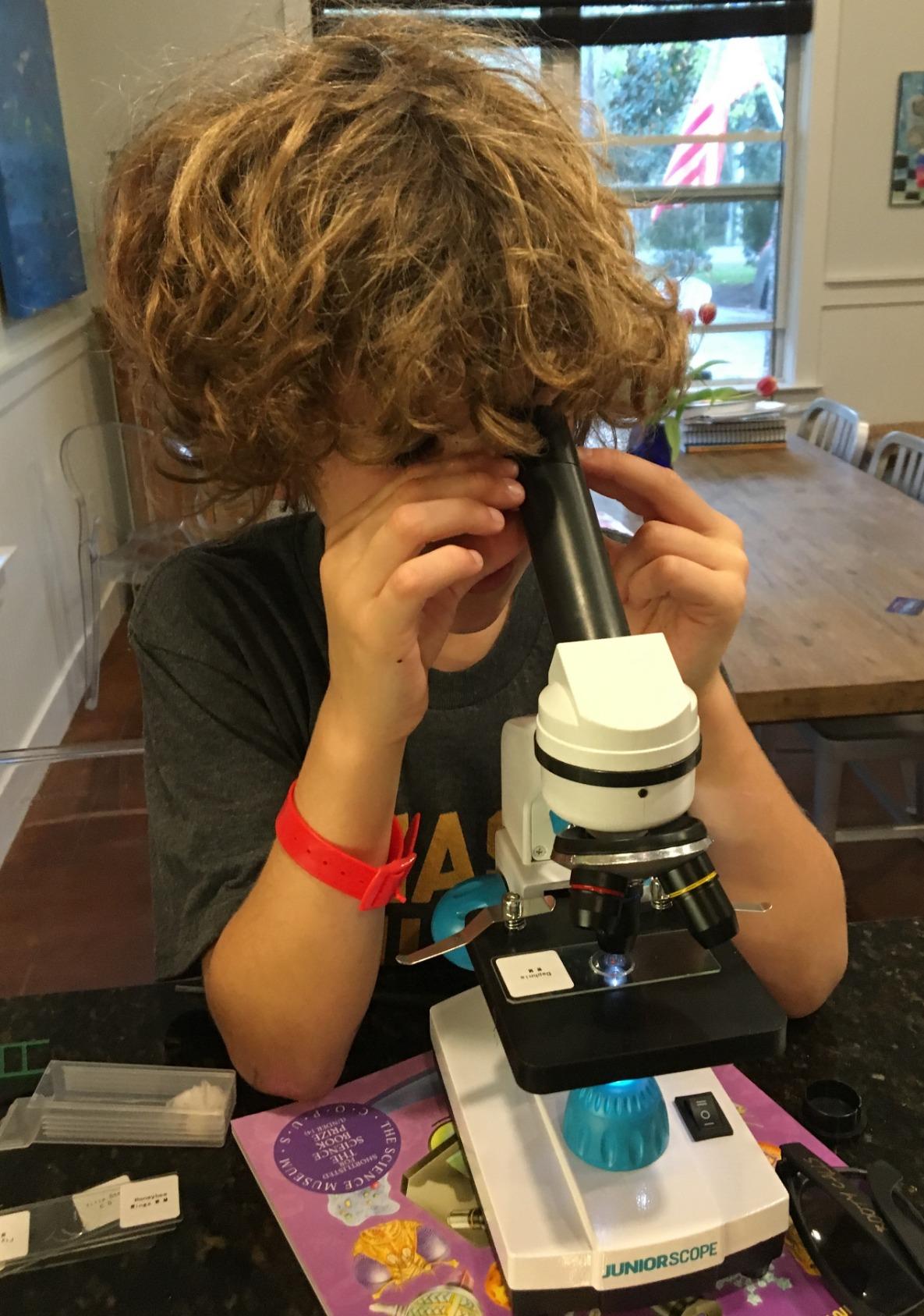Omano Juniorscope Microscope for Kids - Microscope Kit for Kids 8+ for Science Microscope Experiments - Kids Microscope Kit that Encourage STEM Exploration - Beginner Microscope for Kids 8+ customer photo 2