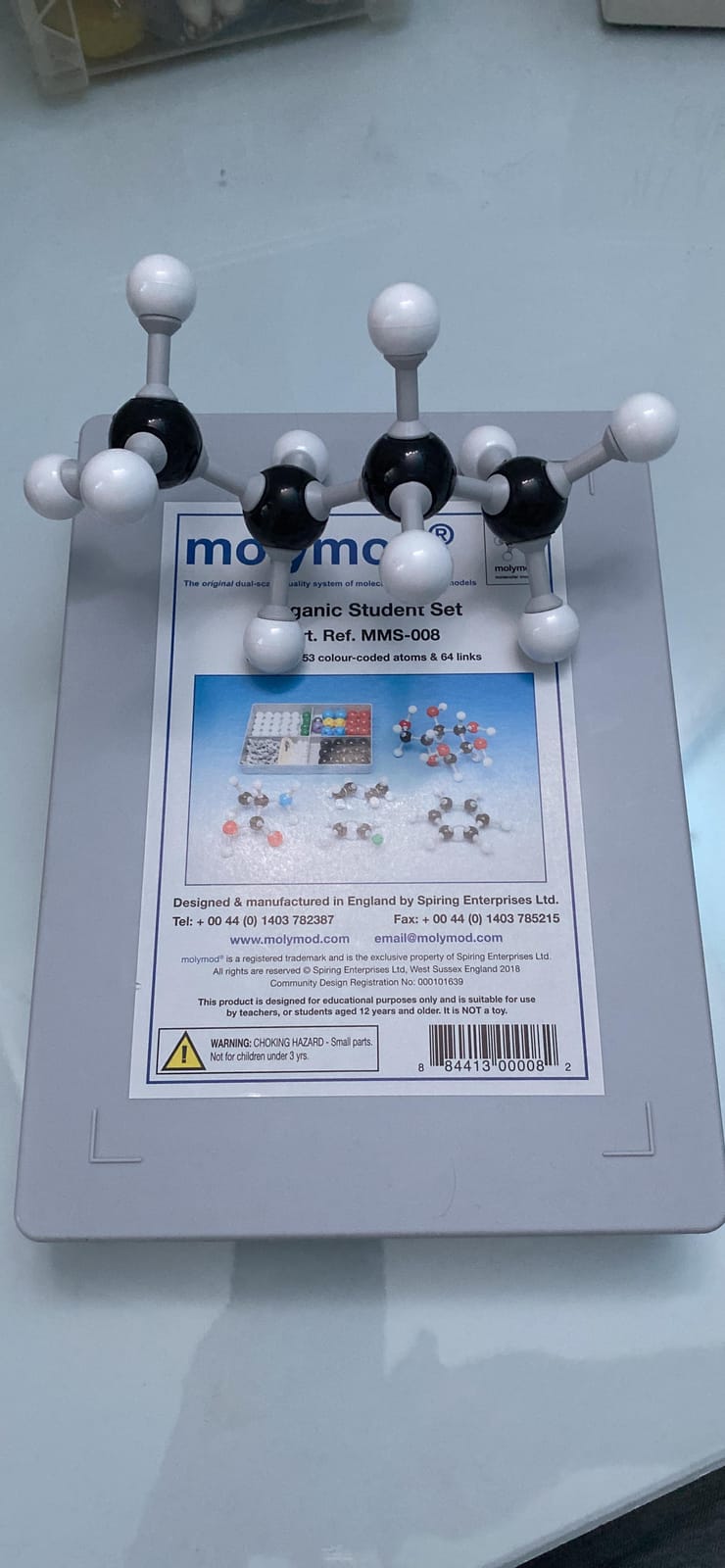 Molymod MMS-008 Organic Chemistry Molecular Model, Student Set (53 Atom Parts) customer photo 1