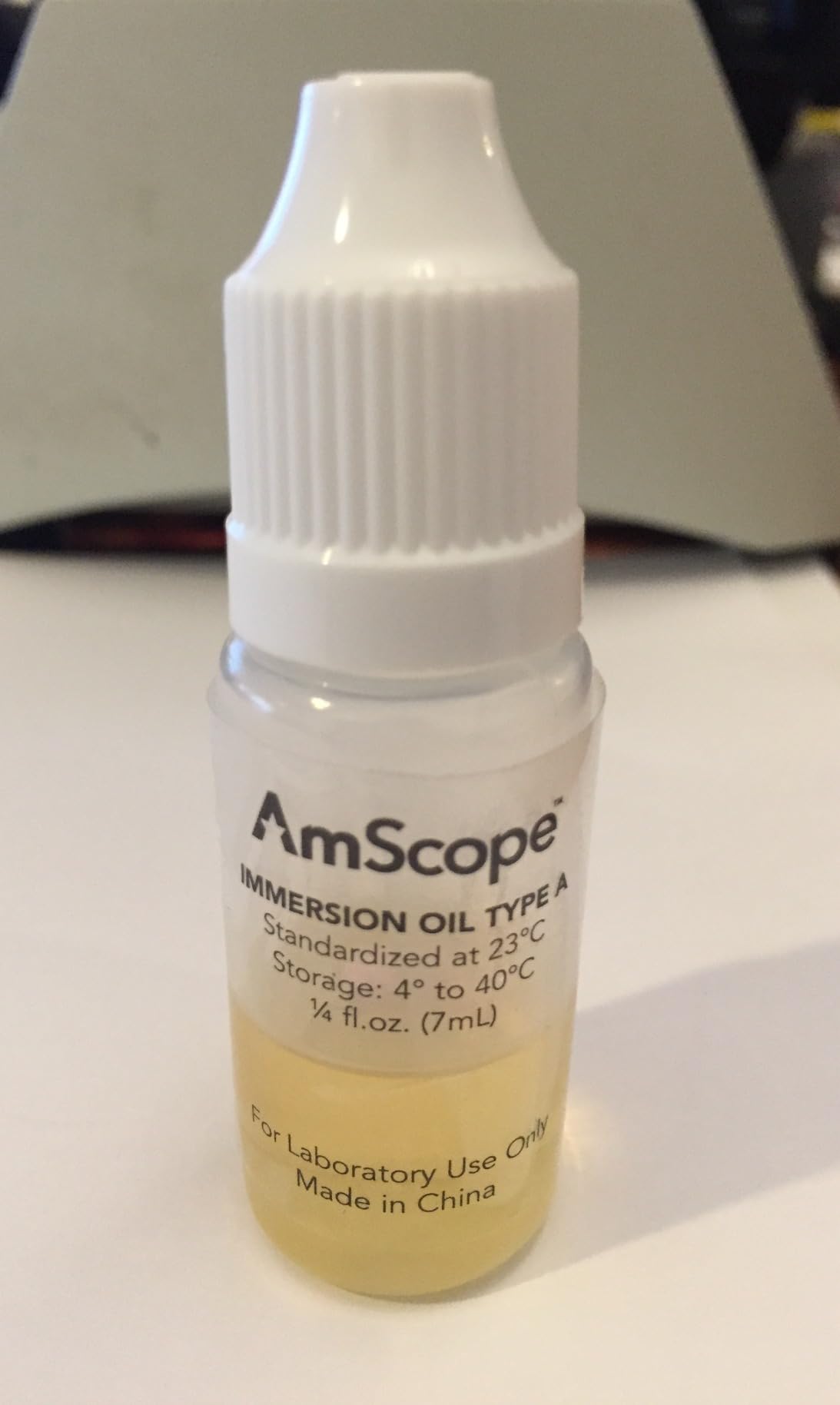 AmScope ML-A-A Microscope Immersion Oil, 1/4 Oz | Refractive Index ND=1.515 For Oil-Immersion Objective Lenses customer photo 2