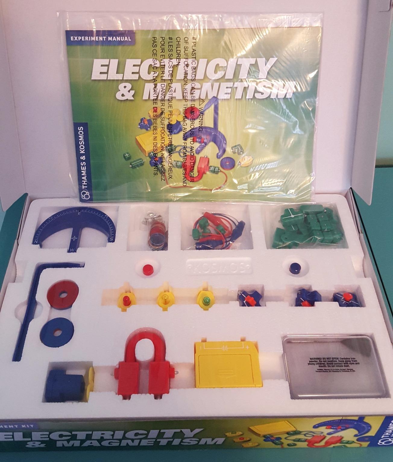 Thames & Kosmos Electricity & Magnetism Science Kit | 62 Safe Experiments Investigating Magnetic Fields & Forces for Ages 8+ | Assemble Electric Circuits with Easy Snap-Together Blocks customer photo 2