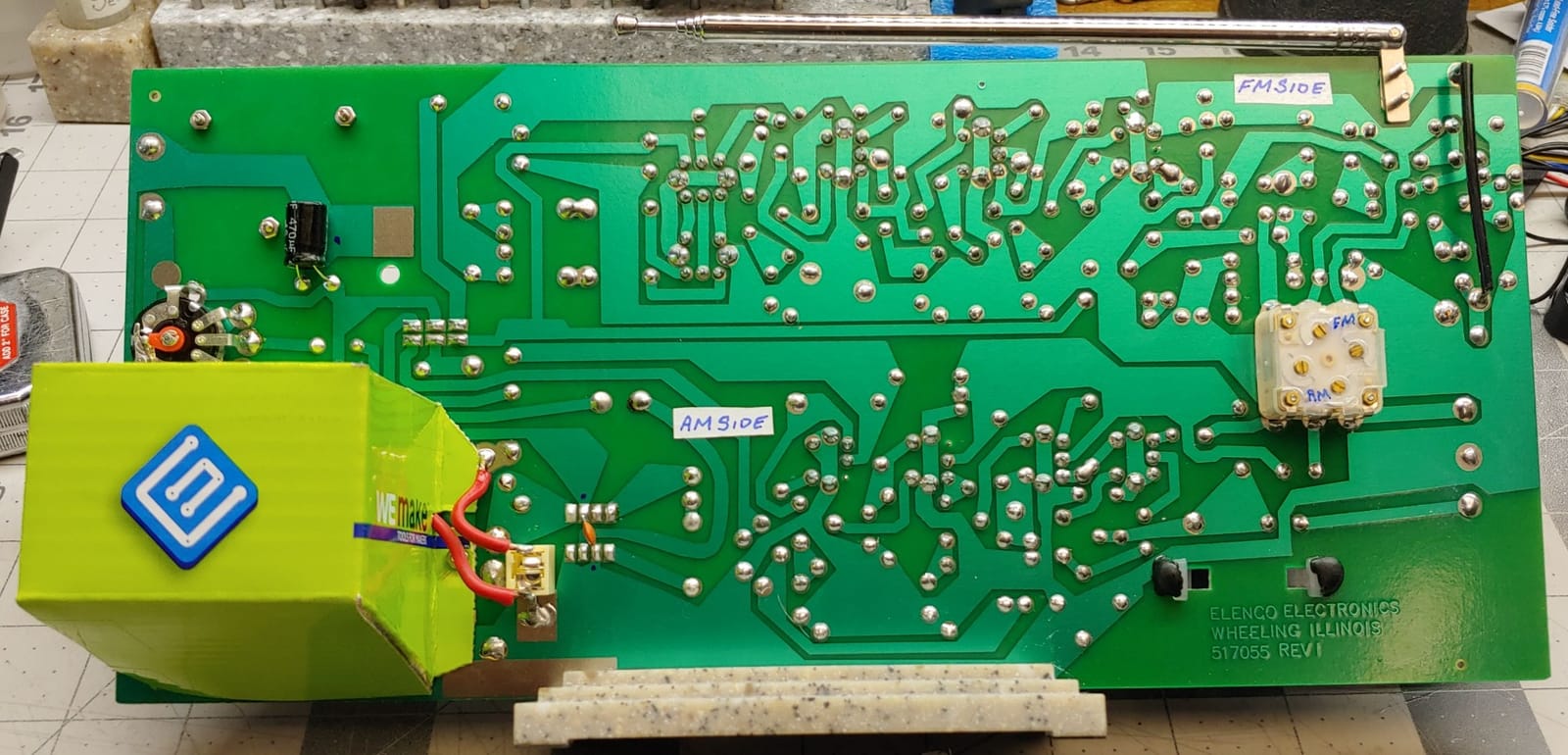 Elenco AM/FM Radio Kit | Switch Between ICs & Transistors | Solder | Great STEM Project | Superheterodyne Designed to AM and FM Broadcasts | SOLDERING REQUIRED customer photo 2