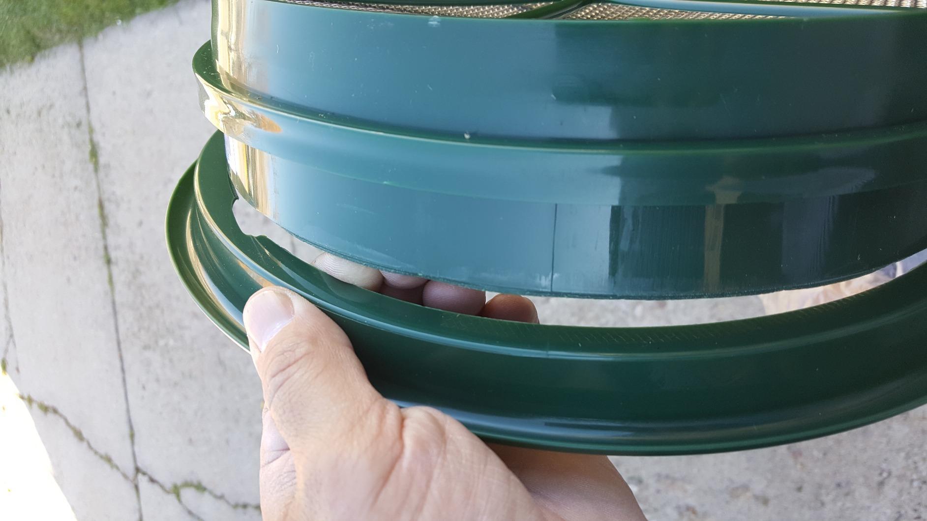 ASR Outdoor 5pc Gold Panning Classifier Screen Set, Soil Sifter (1/2, 1/8, 1/4, 1/12, 1/20 Mesh) customer photo 1