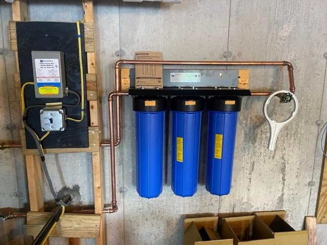 iSpring WGB32B Commercial-Grade Whole House Water Filter System | Eliminates 99% Chlorine, Sediment, Taste, Odor, 3-Stage 20x4.5-inch Industrial Standard Filters, 1-inch Inlet/Outlet customer photo 2