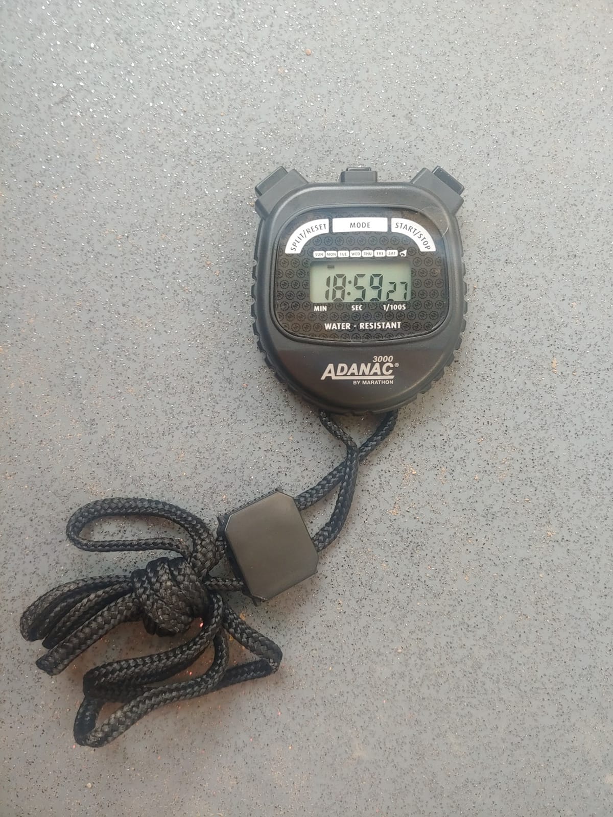 MARATHON Adanac 3000 Commercial Grade Digital Stopwatch Timer, Black | Easy-Clean Display, Water Resistant, Shock Resistant, Large Buttons, Exercise and Interval Training customer photo 1