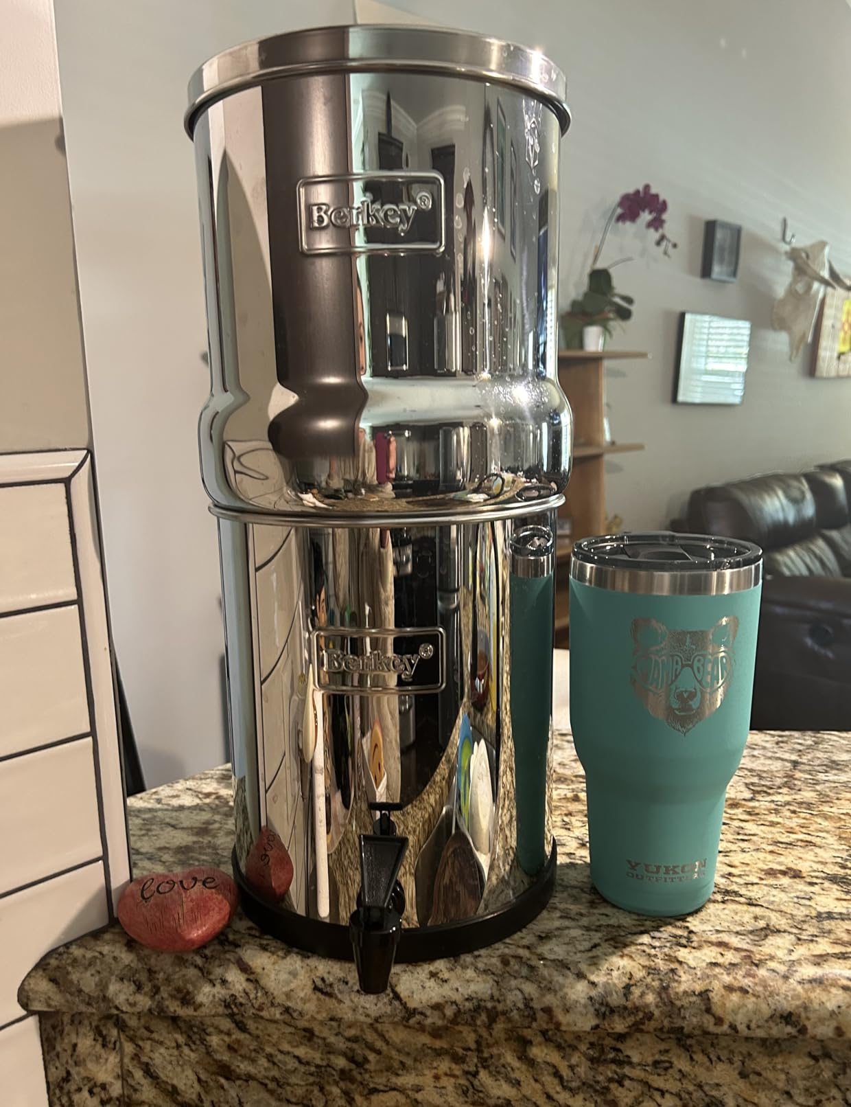 Big Berkey Gravity-Fed Stainless Steel Countertop Water Filter System 2.25 Gallon with 2 Authentic Black Berkey Elements BB9-2 Filters | Countertop Water Filter, Easy-to-Assemble, Includes 2 Authentic Black Berkey BB9-2 Filter Elements for Everyday Use customer photo 2