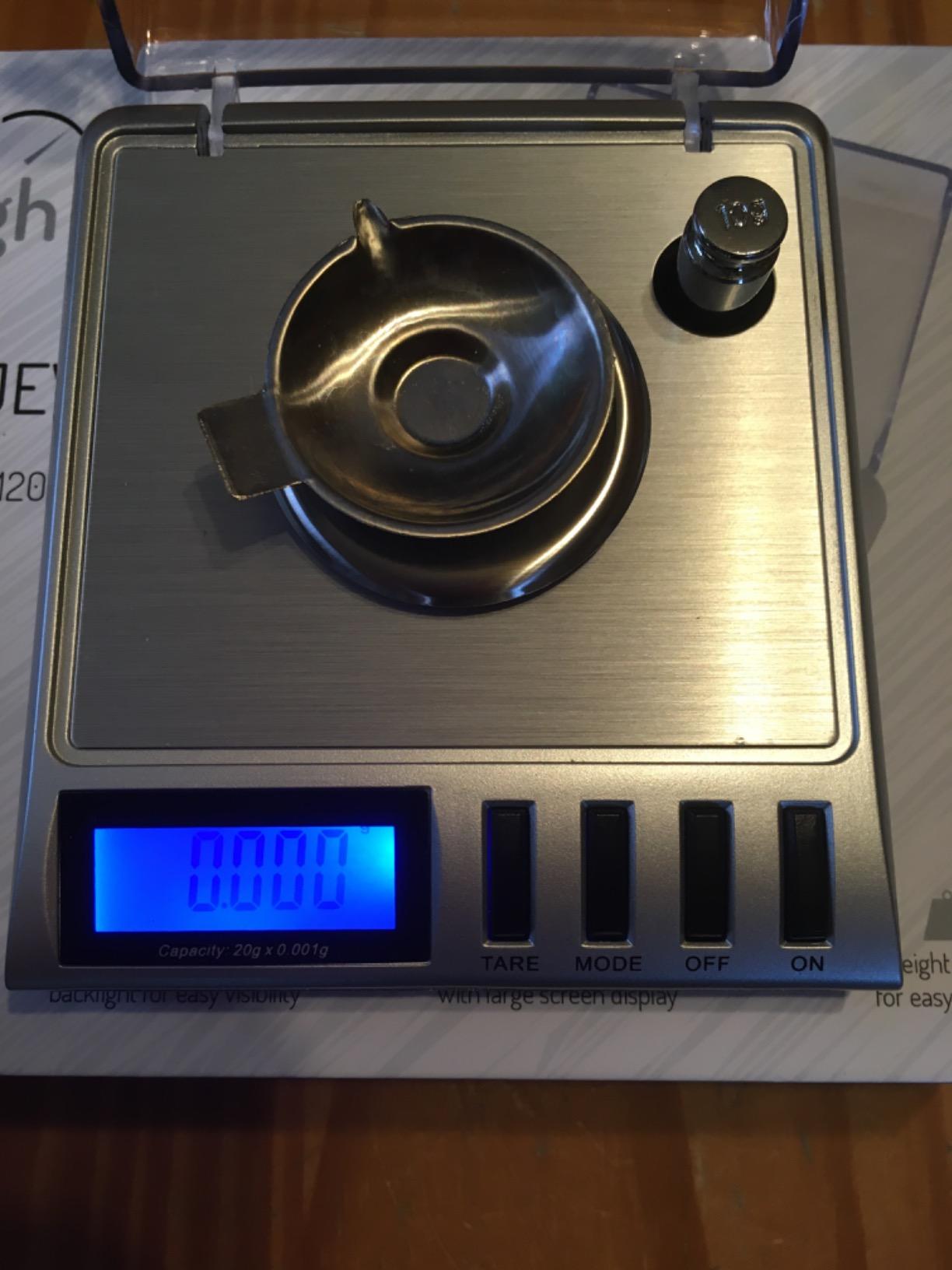 Smart Weigh Milligram Jewelry Scale, 20g x 0.001g, Reloading, Coin & Gold | Tare, Hold & Auto-Off Functions; Microgram-Level Accuracy; Powder, Medicine & Diamond Portions; Tweezers & Calibration Kit customer photo 2