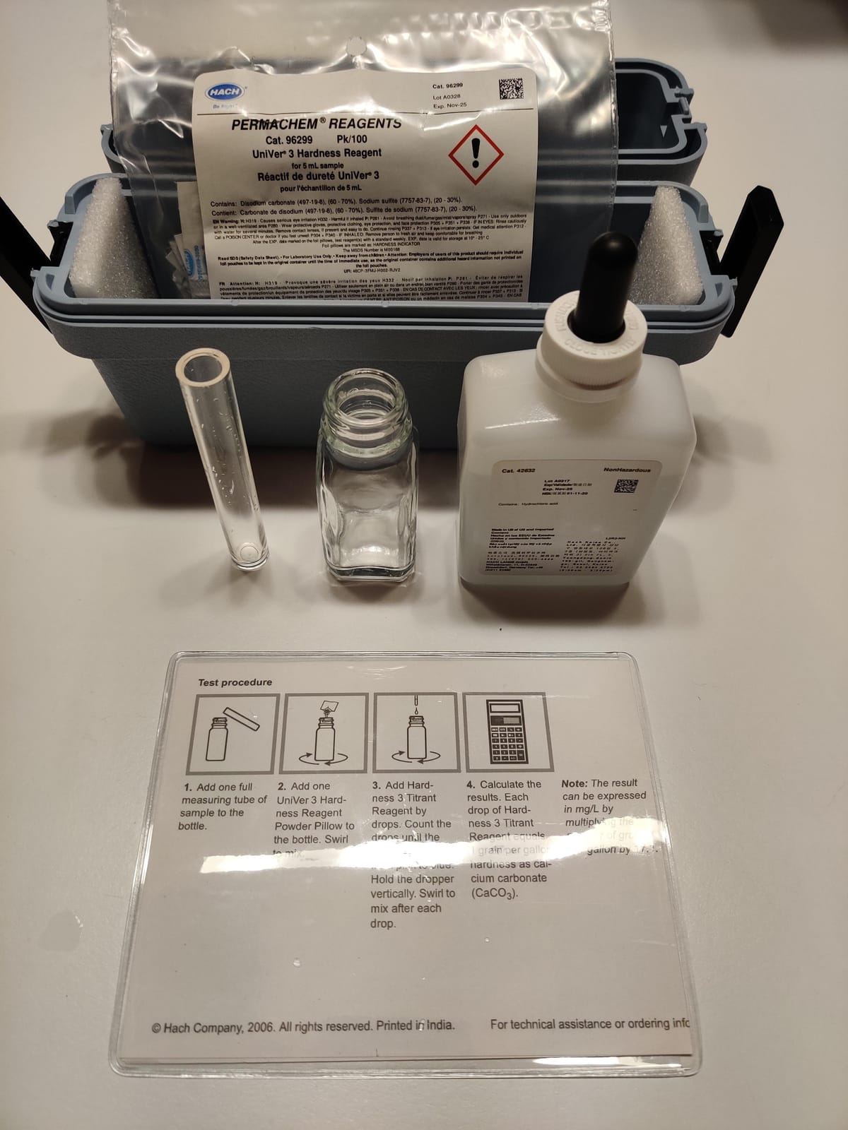 Hach Total Hardness Test Kit, Model 5-EP, Water Quality Test Kit, 145400 | Hardness Testing, Accurate Hardness Measurement, Easy-to-Use Hardness Test Kit customer photo 1
