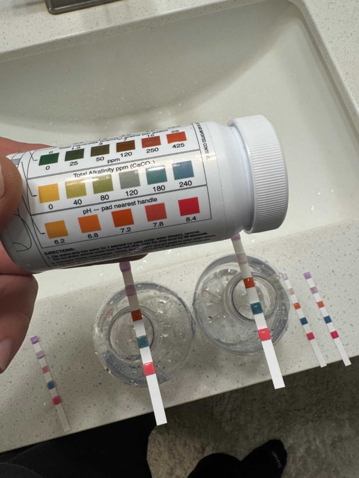 Hach 5 in 1 Water Quality Test Strips, Multi-Parameter, 2755250 | Water Testing, Comprehensive Water Quality Analysis, Easy-to-Use Water Test Strips customer photo 2