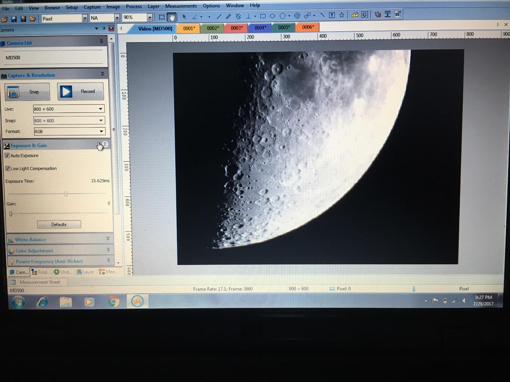 AmScope 5.0 MP USB Still & Live Video Microscope Imager Digital Camera + Calibration Kit customer photo 1