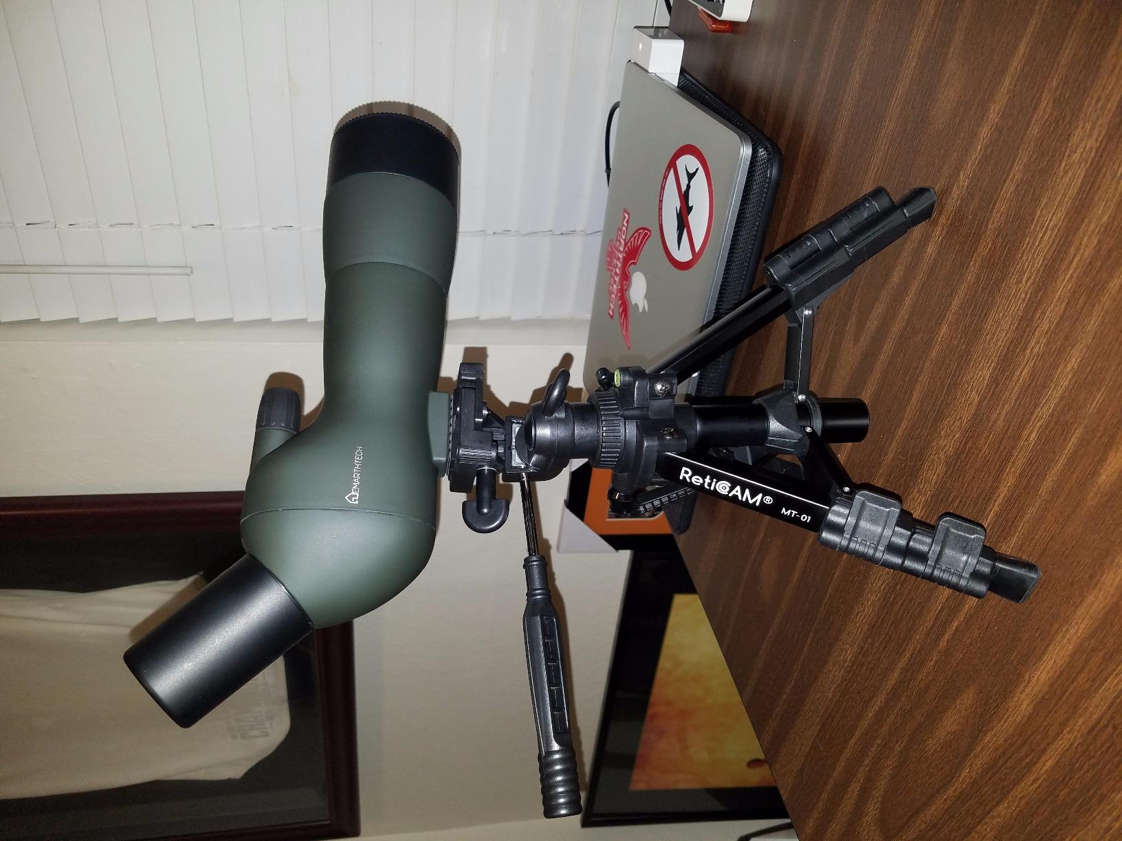 20-60x60 Angled Spotting Scope for Target Shooting, Spotting Scope w/Tripod 14