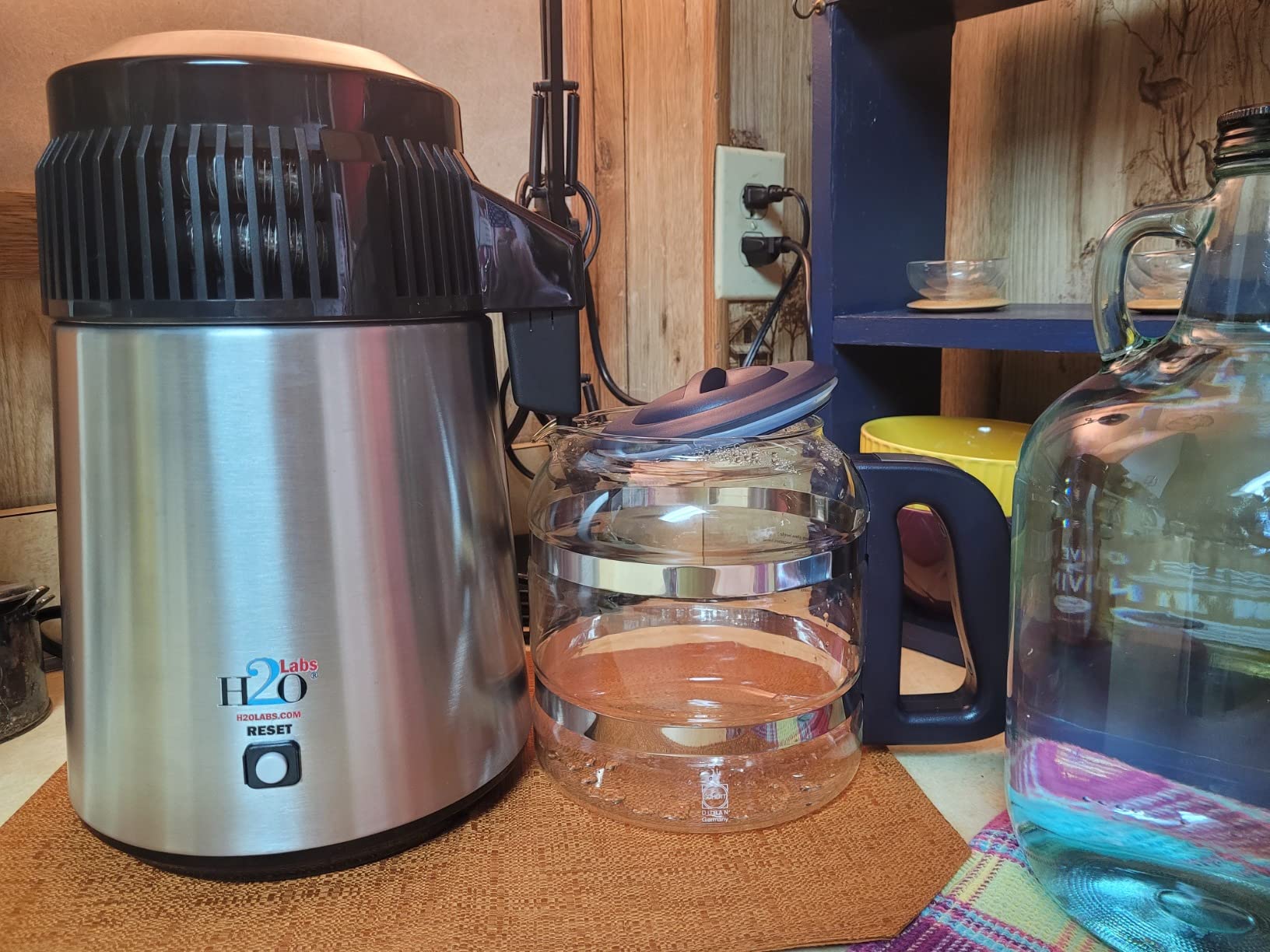 H2oLabs Best-in-Class Stainless Steel Home Water Distiller & Glass Carafe customer photo 2