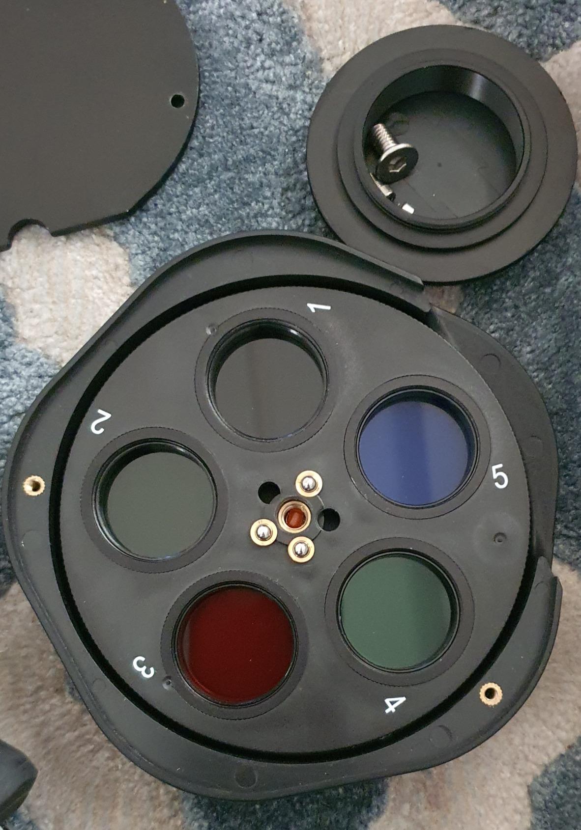 Astromania Filter Wheel, Telescope Filter Holder for 1.25