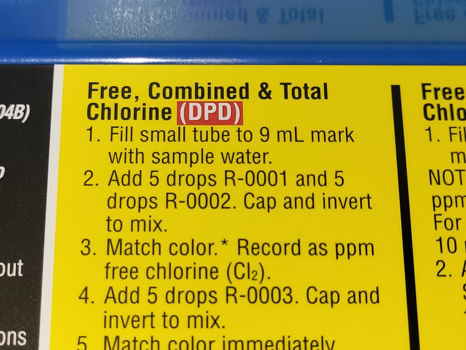 Taylor Technologies K-2006-SALT FAS-DPD, 9-in-1 Saltwater Pool Test Kit | Tests Free & Combined Chlorine, Sodium Chloride, pH, Acid/Base Demand, Alkalinity, Hardness & Cyanuric Acid customer photo 2