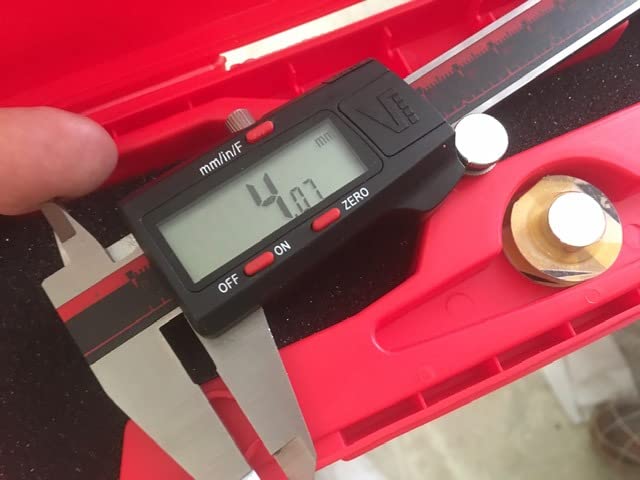 VINCA IP54 Grade Digital Caliper, DCLA-0605 6 Inch/150mm, Inch/Millimeter/Fraction Conversion, Stainless Steel, Large LCD Screen customer photo 1