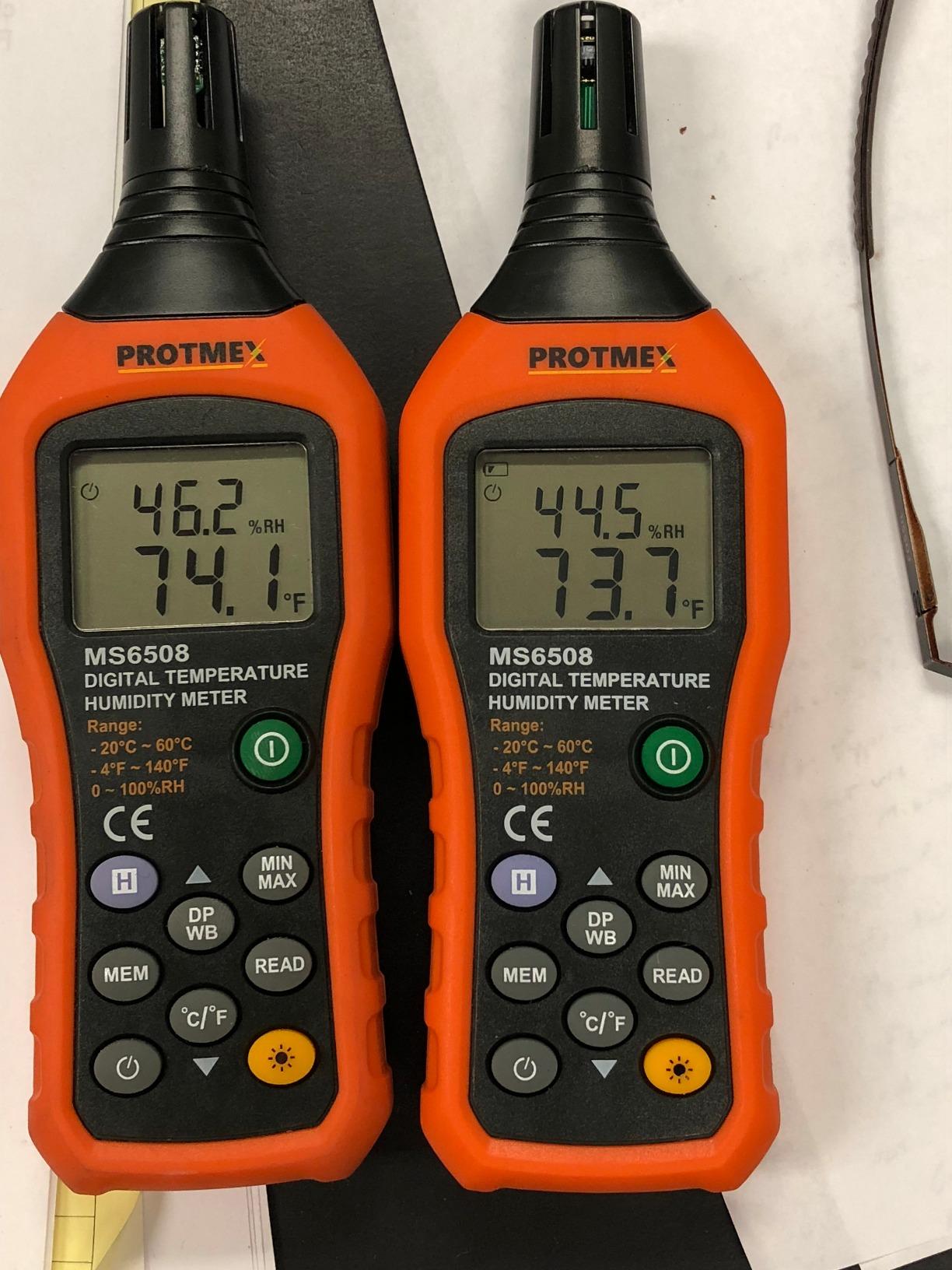 Protmex PT6508 Temperature Humidity Meter - Wet Bulb for Indoor/Outdoor | Digital Thermometer Hygrometer Monitor with Ambient, Dew Point, MIN, MAX, Data Hold, LCD Backlight customer photo 2