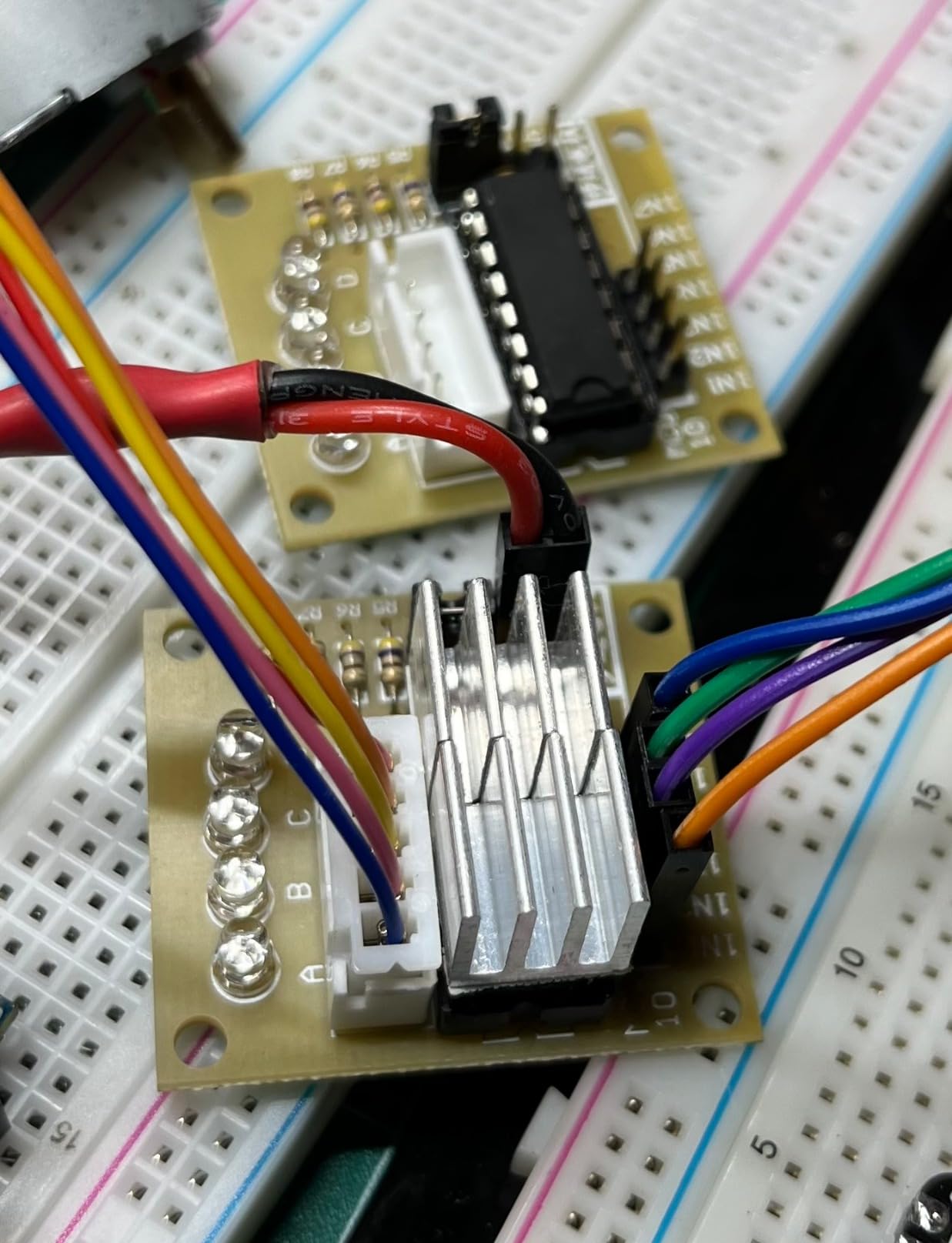 ELEGOO 5 Sets 28BYJ-48 ULN2003 5V Stepper Motor with ULN2003 Driver Board | Compatible with Arduino, Suitable for Robotics, Standard Interface, Direct Docking customer photo 1