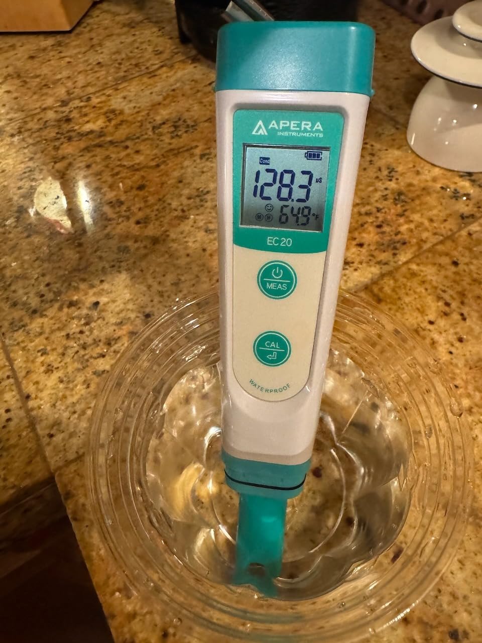 Apera Instruments Value Series EC20 Conductivity (EC) Pocket Tester Kit, ±1% F.S Accuracy in 0 to 20 mS/cm, BPB Sensor customer photo 1