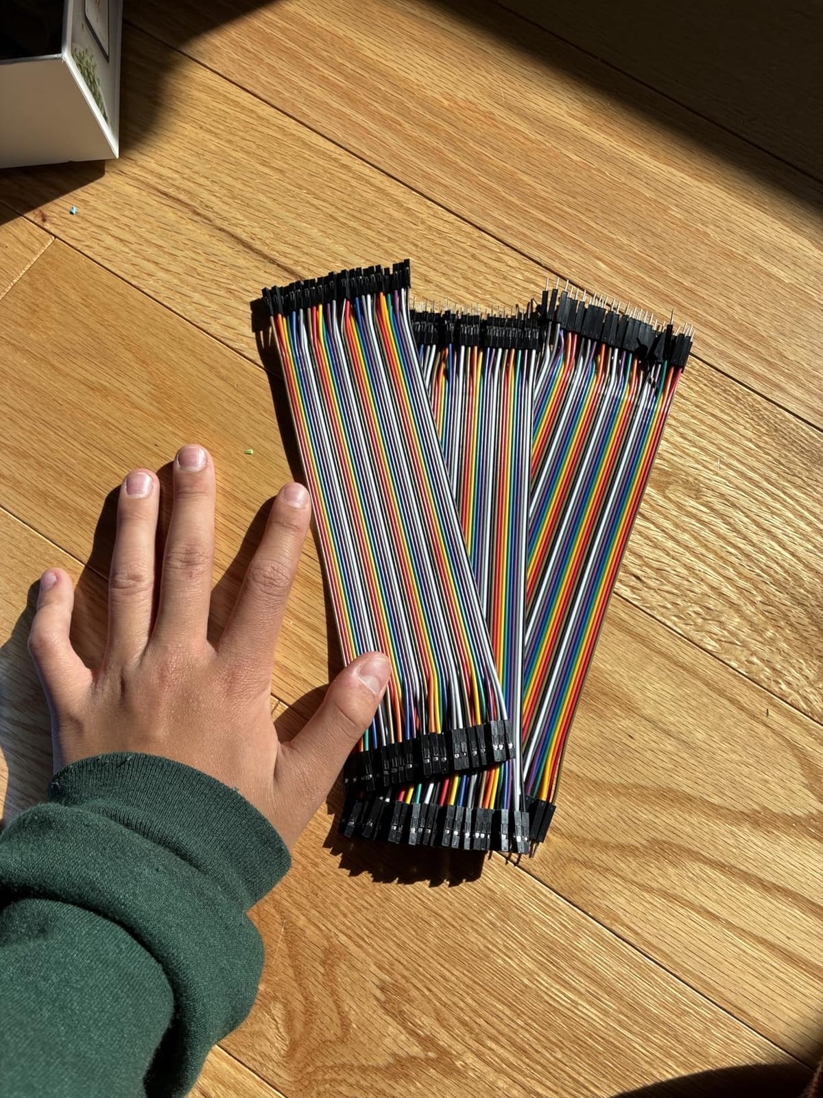 ELEGOO 120pcs Multicolored Dupont Wire M-F, M-M, F-F for Breadboard Jumper customer photo 1