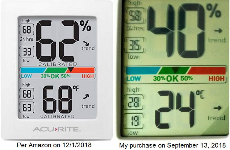 AcuRite Humidity Meter Hygrometer and Indoor Thermometer customer photo 2