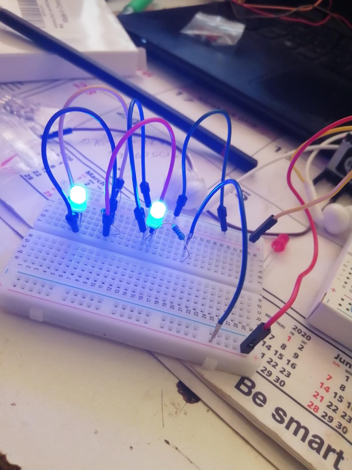 Smraza Basic Starter Kit with Breadboard, Power Supply, Jumper Wires, Resistors, LED, Compatible with Arduino R3, Mega2560, Nano, Raspberry Pi customer photo 2
