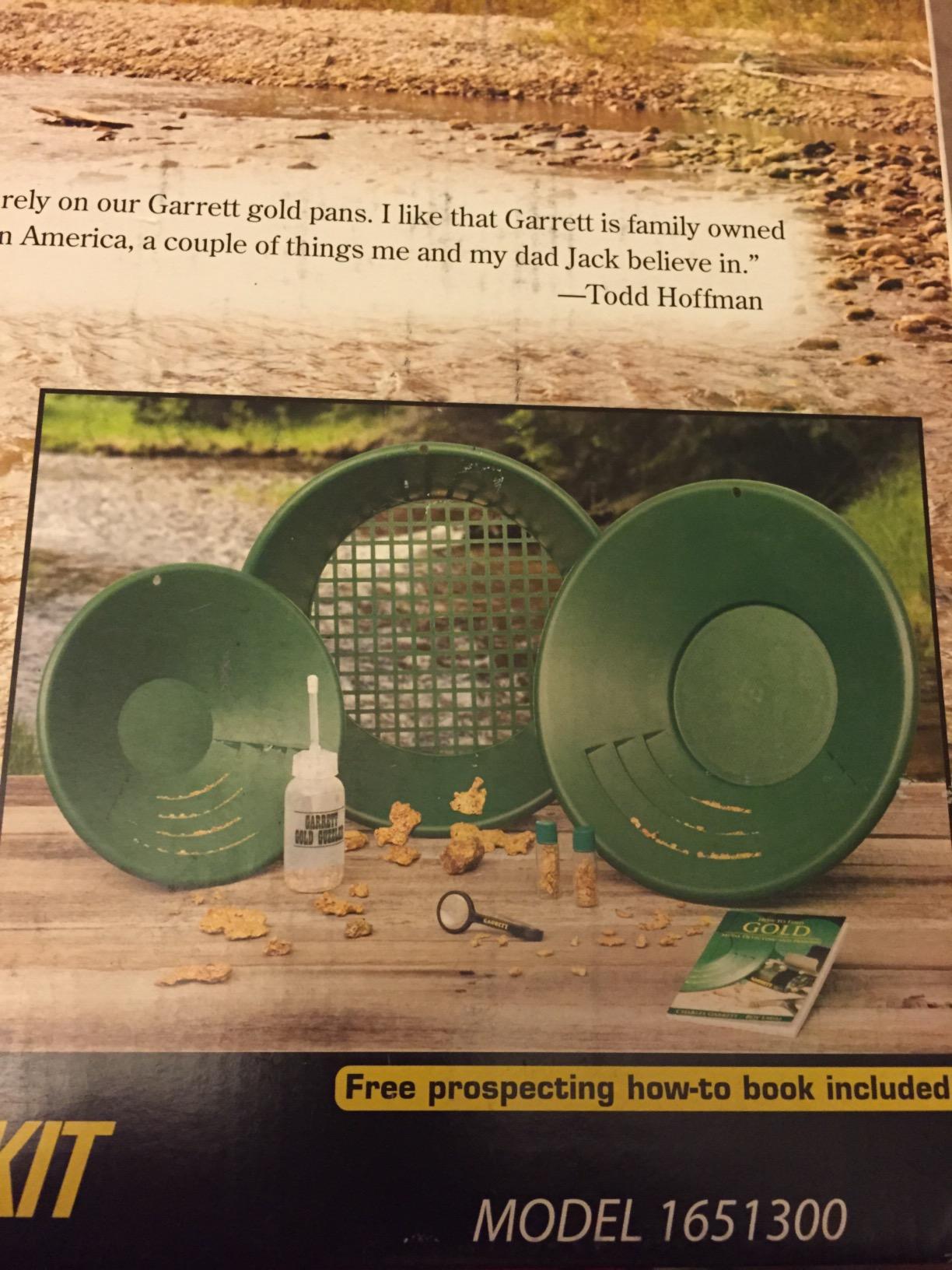 Garrett Deluxe Gold Pan Kit, 9-Piece, Green customer photo 1
