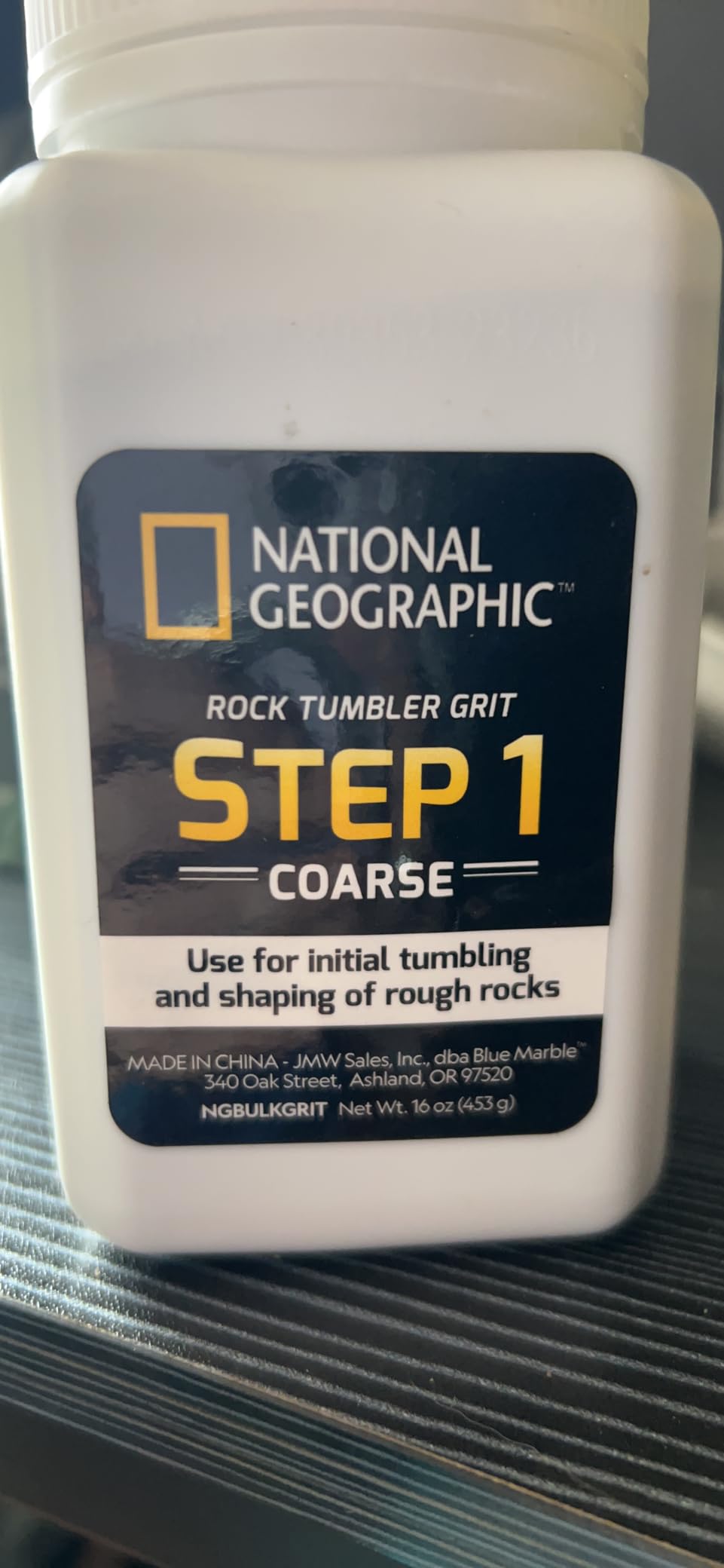 NATIONAL GEOGRAPHIC Rock Tumbler Grit and Polish Refill Kit - Tumbling Grit Media, Polish Up to 20 lbs. of Rocks, Works with any Rock Polisher & Tumbler Supplies | Over 3 Lbs. of 4-Stage Tumbling Media, Polishes Up to 20 Lbs. of Rocks, Wide-Mouth Containers, Compatible with All Tumblers customer photo 1