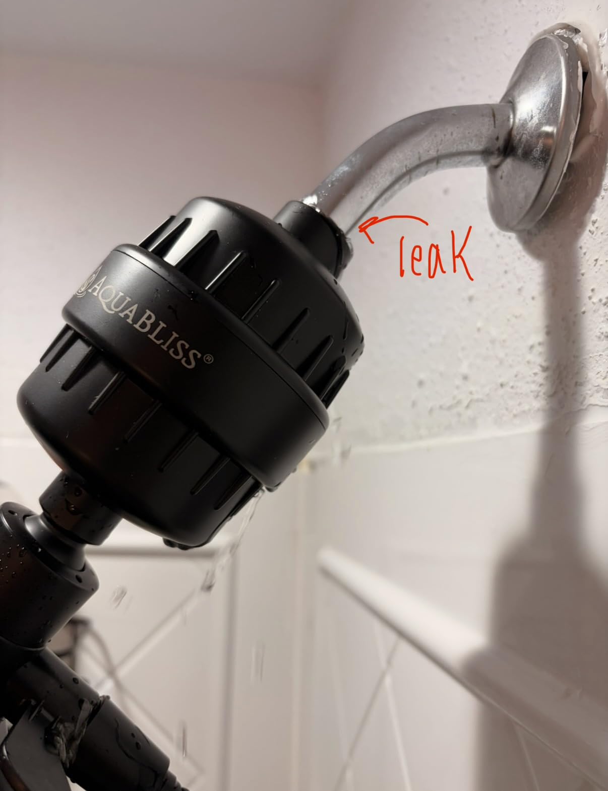 Aquabliss High Output Revitalizing Shower Filter - Reduces Dry Itchy Skin, Dandruff, Eczema, and Dramatically Improves The Condition of Your Skin, Hair and Nails - Chrome (SF100) | Vitamin C shower filter, vitamins and minerals infusion, softer-feeling skin, healthier hair, SF100 customer photo 2