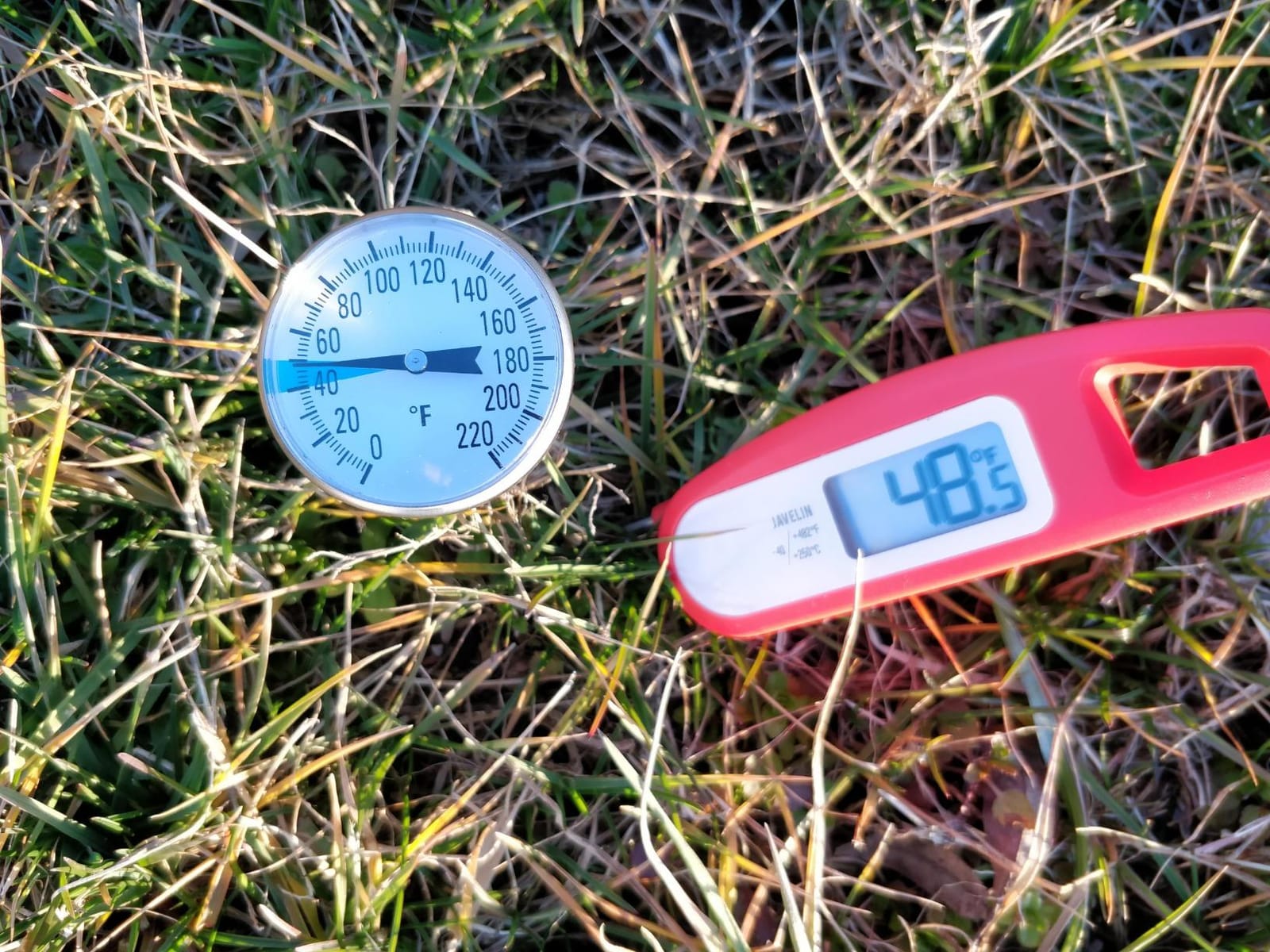 Stainless Steel Soil Thermometer by Smart Choice, 127mm Stem, Easy-to-Read 1.5
