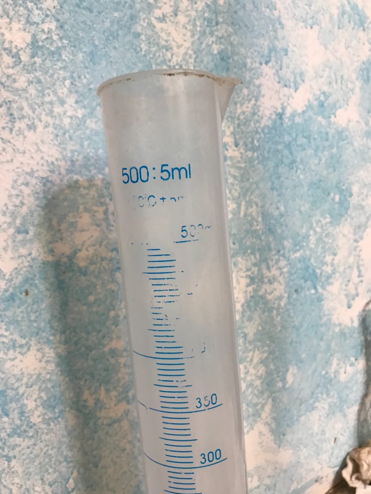 1000ml Plastic Graduated Cylinder, Printed and Molded Graduations, Single Metric Scale, Polypropylene customer photo 1