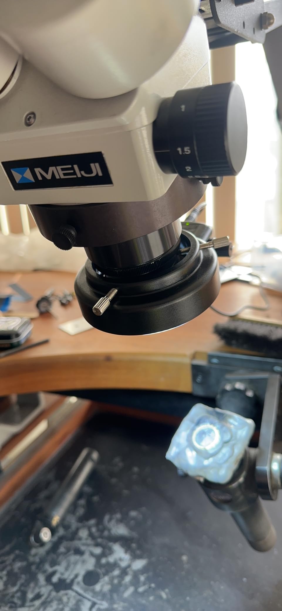 LED-144-ZK Black Adjustable 144 LED Ring Light Illuminator for Stereo Microscope customer photo 1
