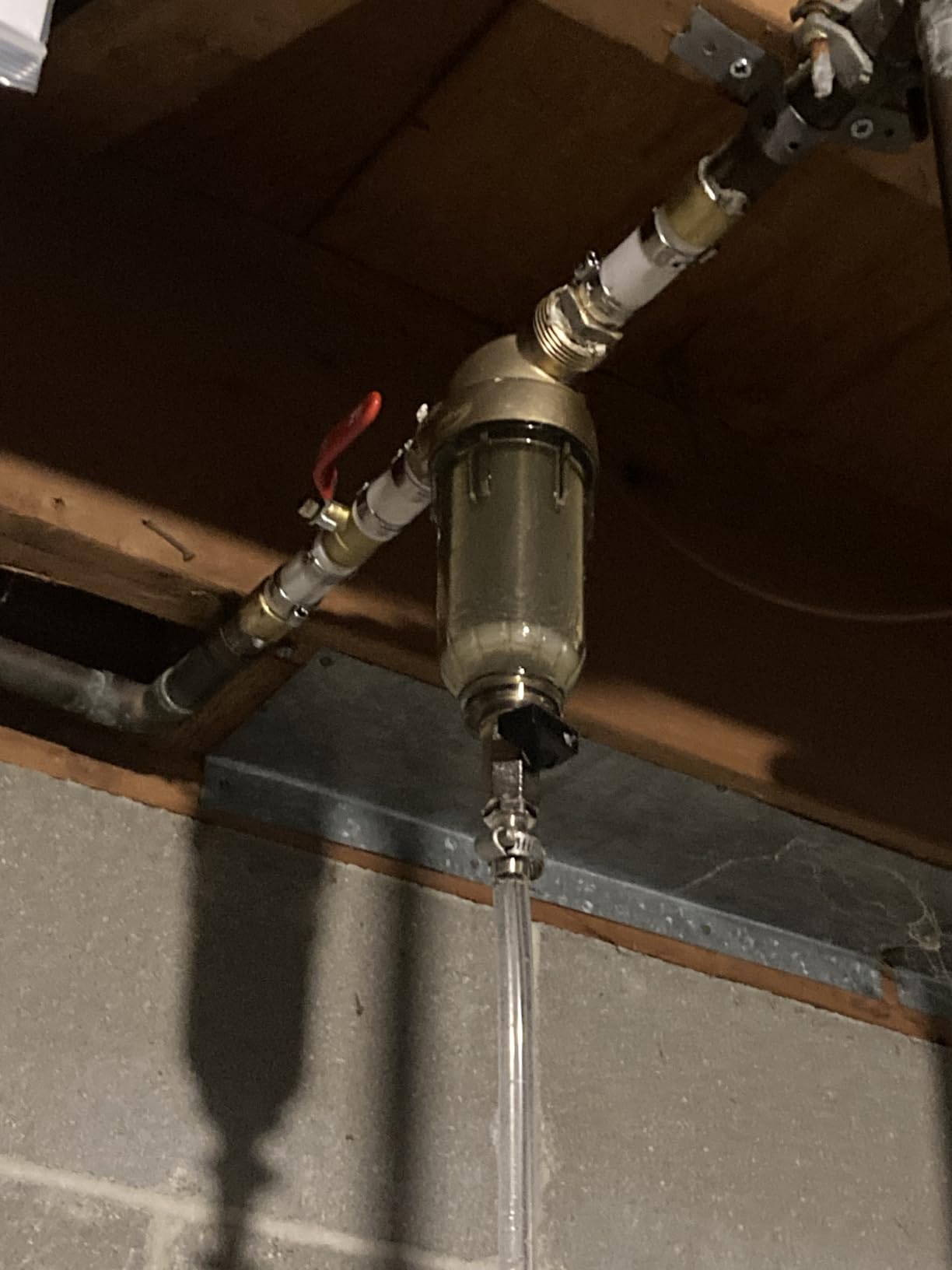 iSpring WSP-50SL Spin Down Sediment Filter, Sediment Buster, 50 Micron | 2-in-1 Whole House Prefilter, Siliphos Scale Inhibitor, Rust and Corrosion Prevention, Flushable Reusable, Lead-Free Brass customer photo 2
