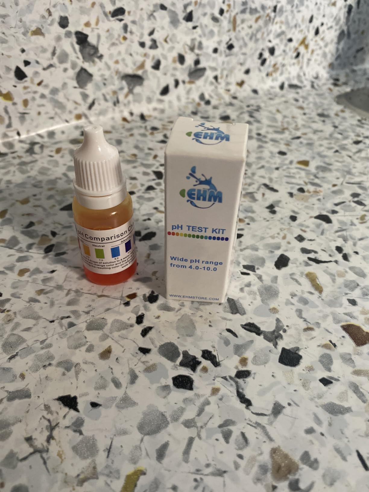 Alkaline Water (pH Test Kit) for Drinking Water Measures pH Level of Water More Accurately Than Test Strips pH Starter Kit Drops Easy to Use customer photo 1