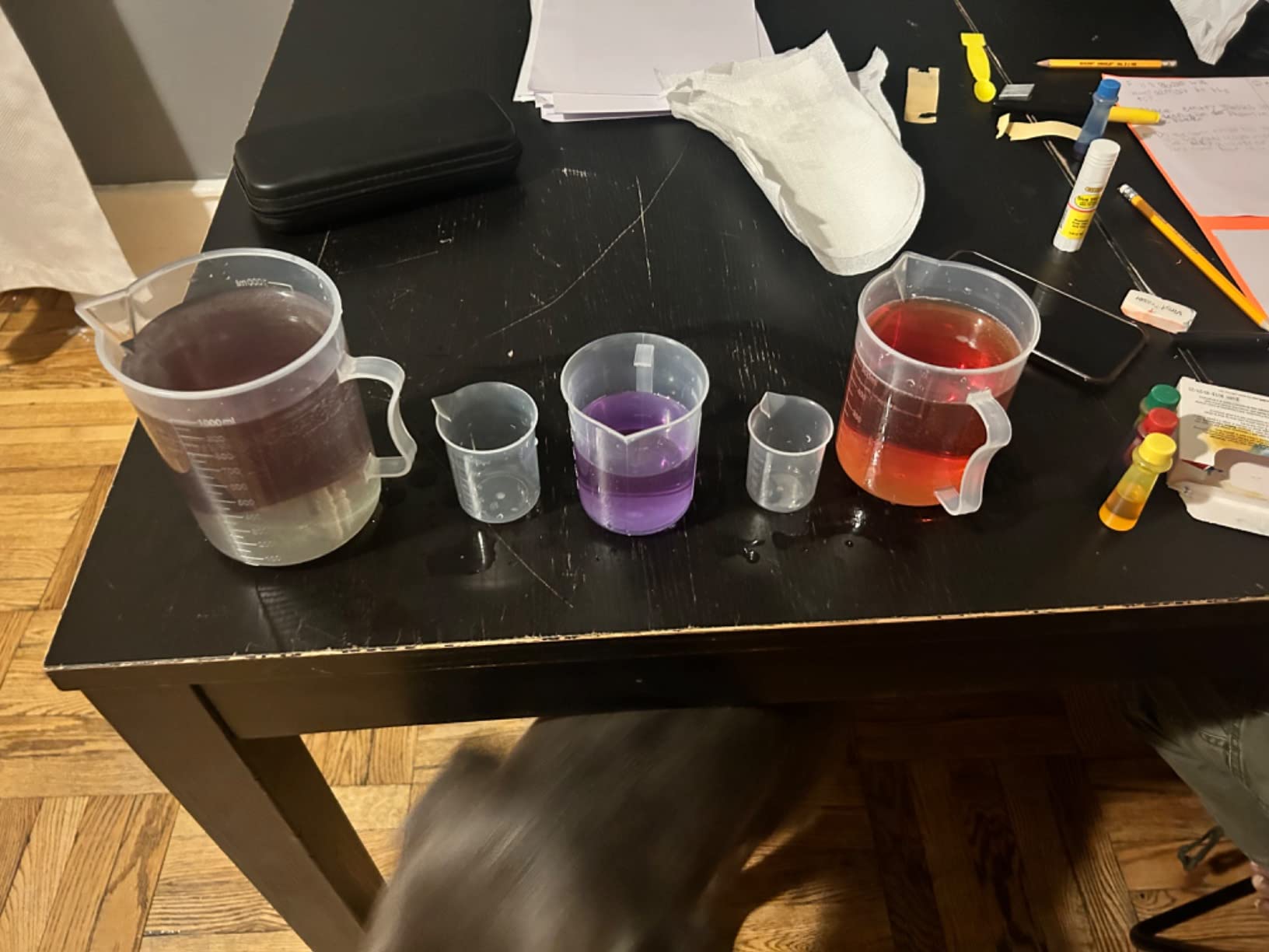 Teenitor Graduated Cylinder Plastic Beaker, 5pcs Plastic Graduated Cylinder 10ml 25ml 50ml 100ml 250ml and 5pcs Plastic Beakers 50ml 100ml 250ml 500ml1000ml Clear 10pcs customer photo 2